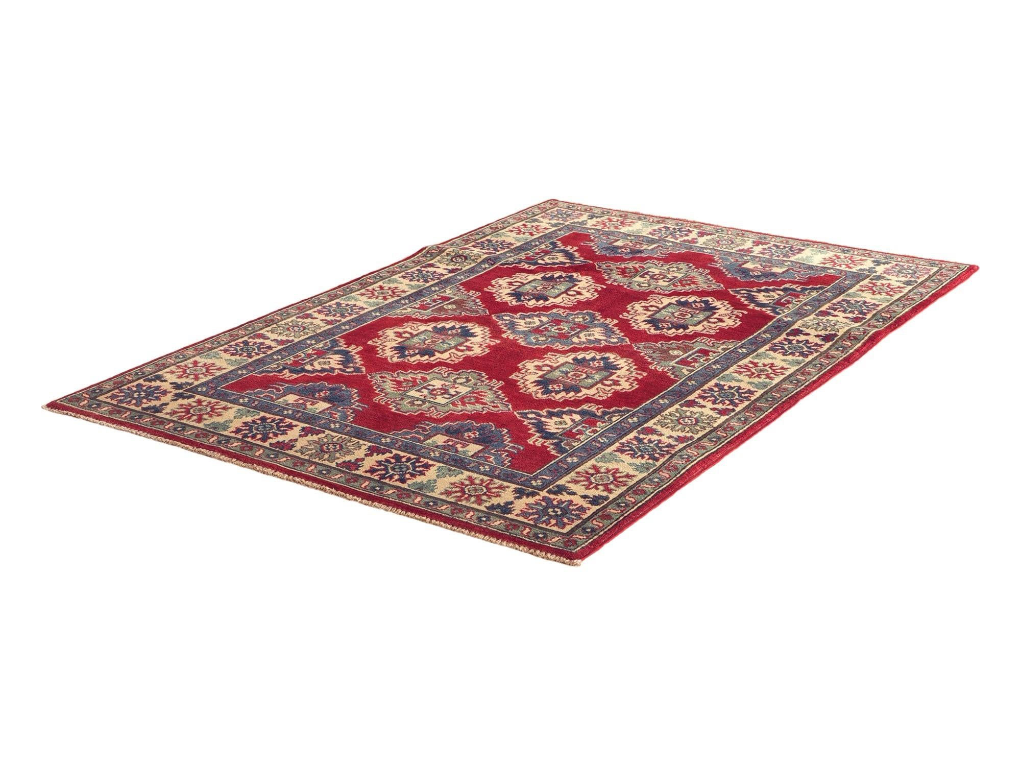 4' 3 x 6' Hand Knotted Kazak Rug