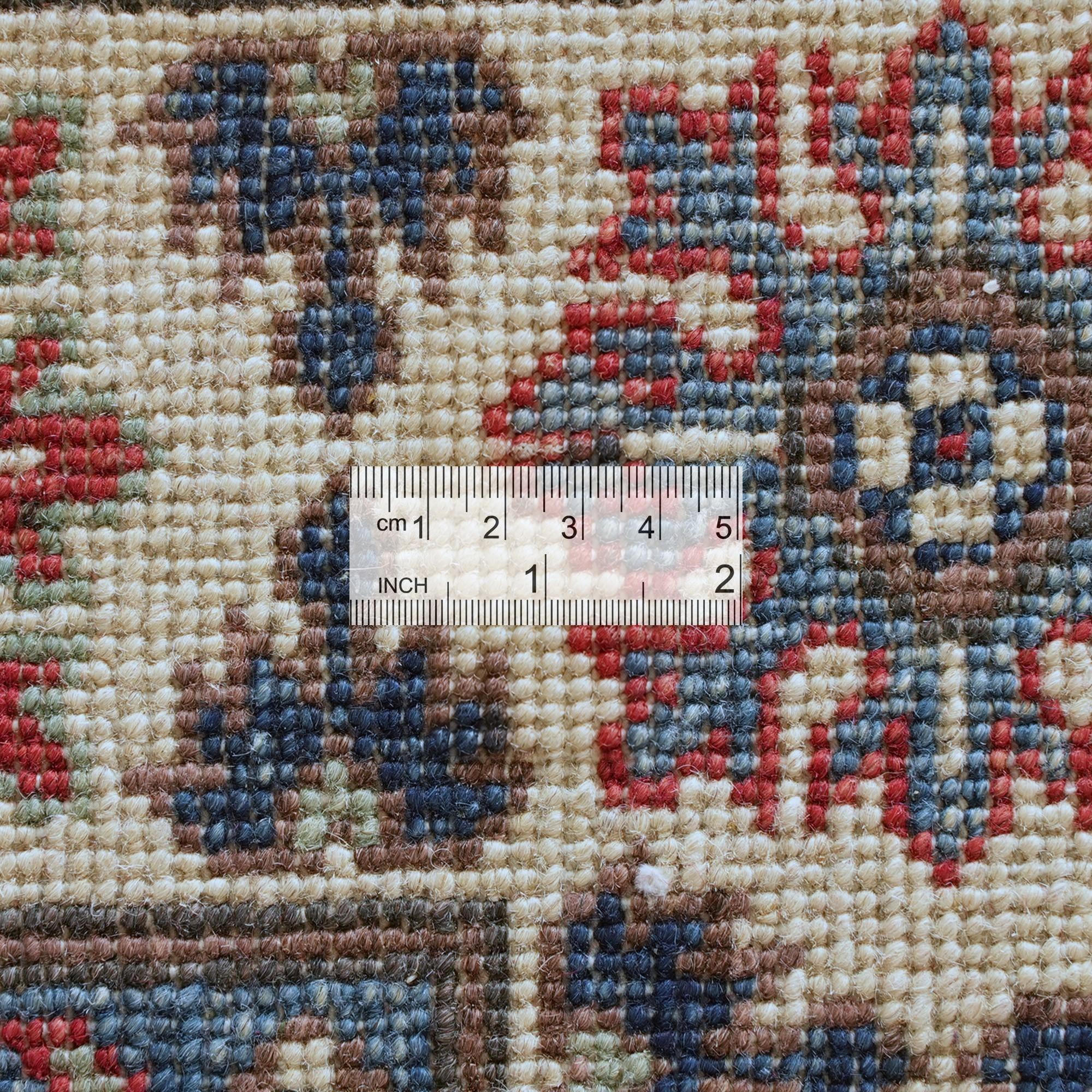 4' 3 x 6' Hand Knotted Kazak Rug