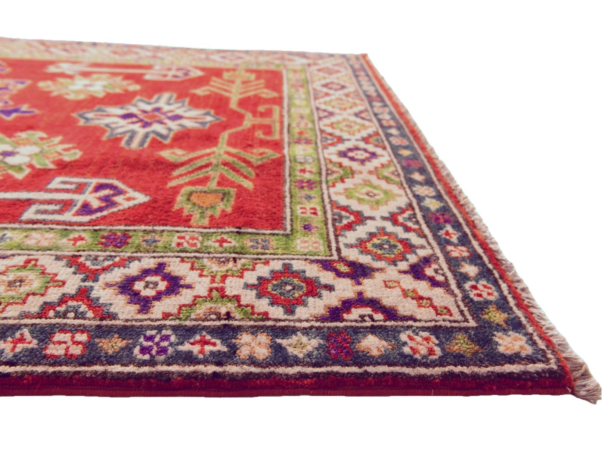 105cm x 160cm Hand Knotted Kazak Rug