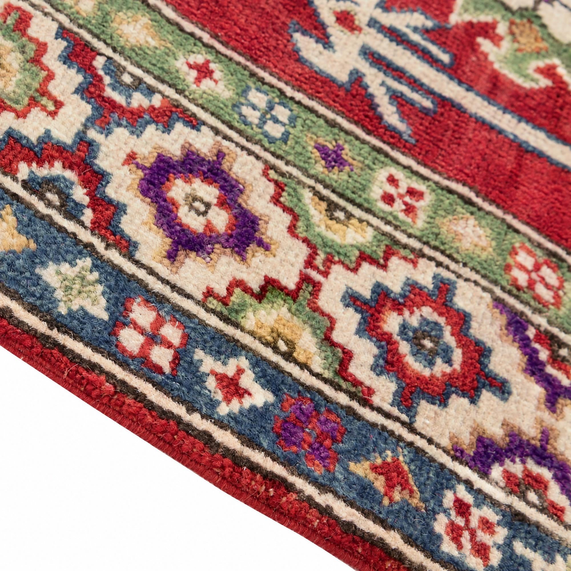105cm x 160cm Hand Knotted Kazak Rug