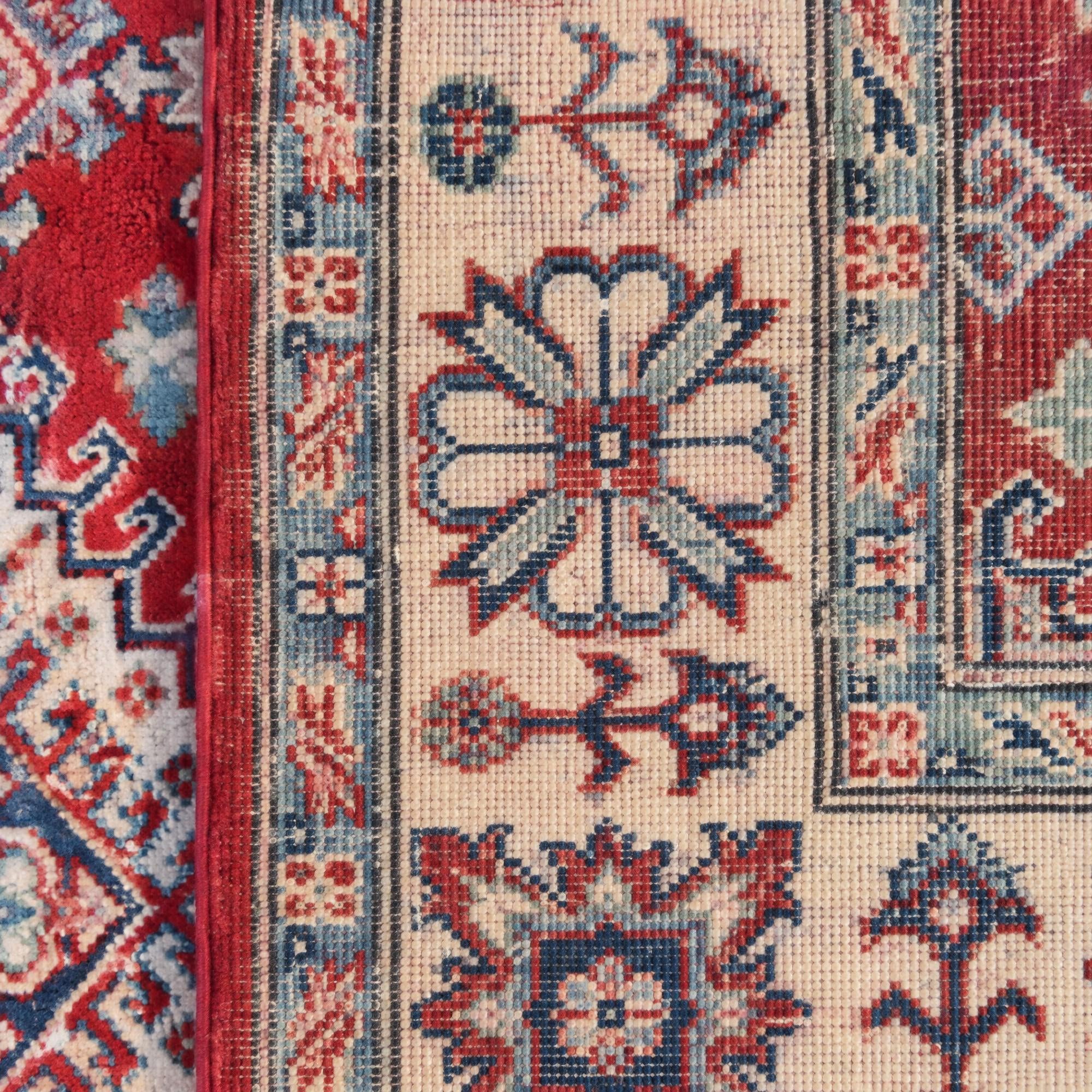 155cm x 205cm Hand Knotted Kazak Rug