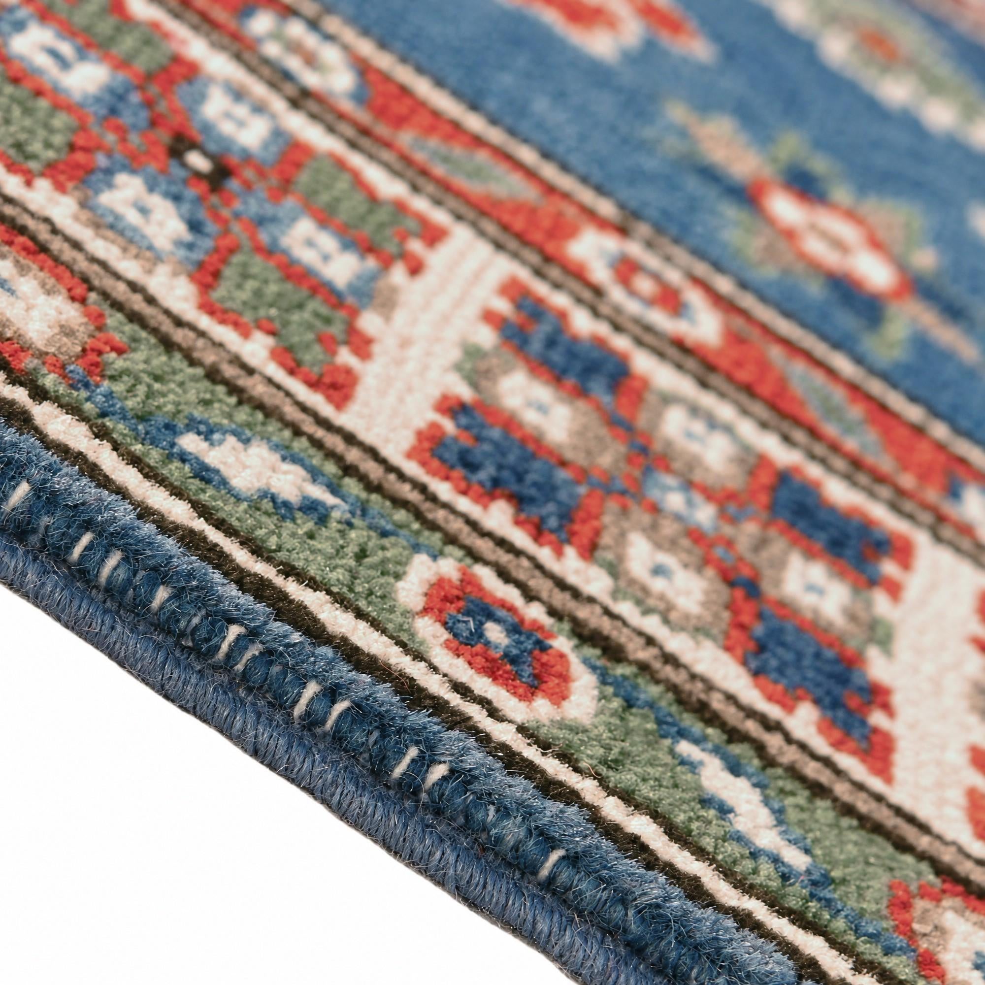 100cm x 145cm Hand Knotted Kazak Rug
