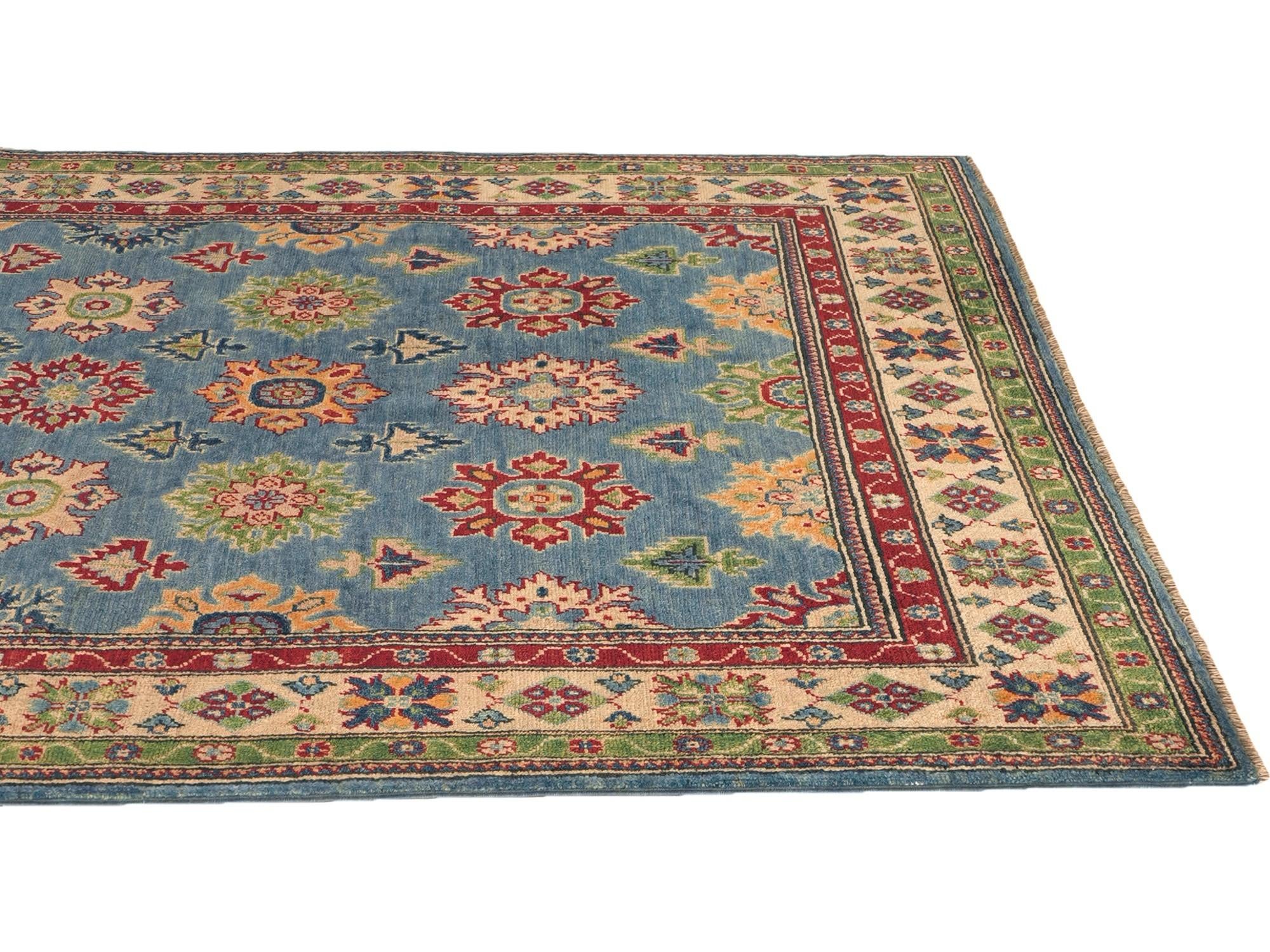 Detail image 6 of 10: 5' x 6' 11 Hand Knotted Kazak Rug