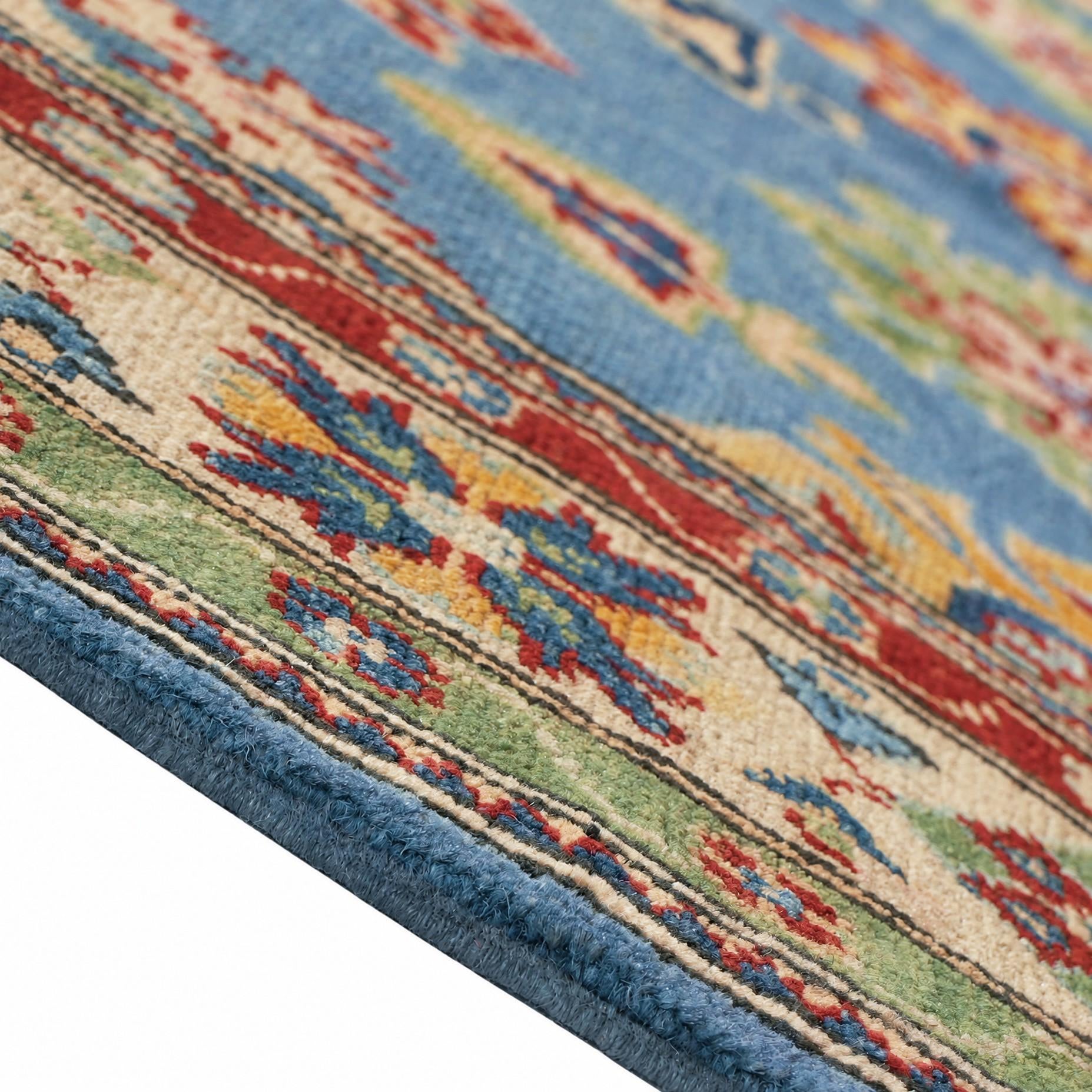150cm x 210cm Handgeknüpft Kazak Teppich