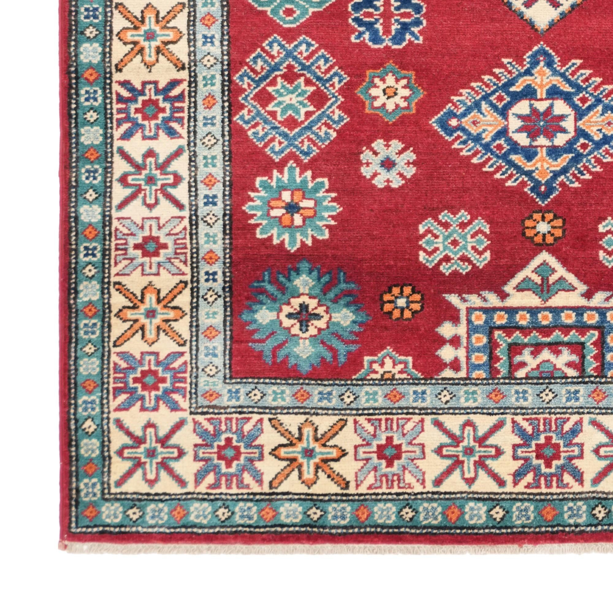 120cm x 170cm Hand Knotted Kazak Rug