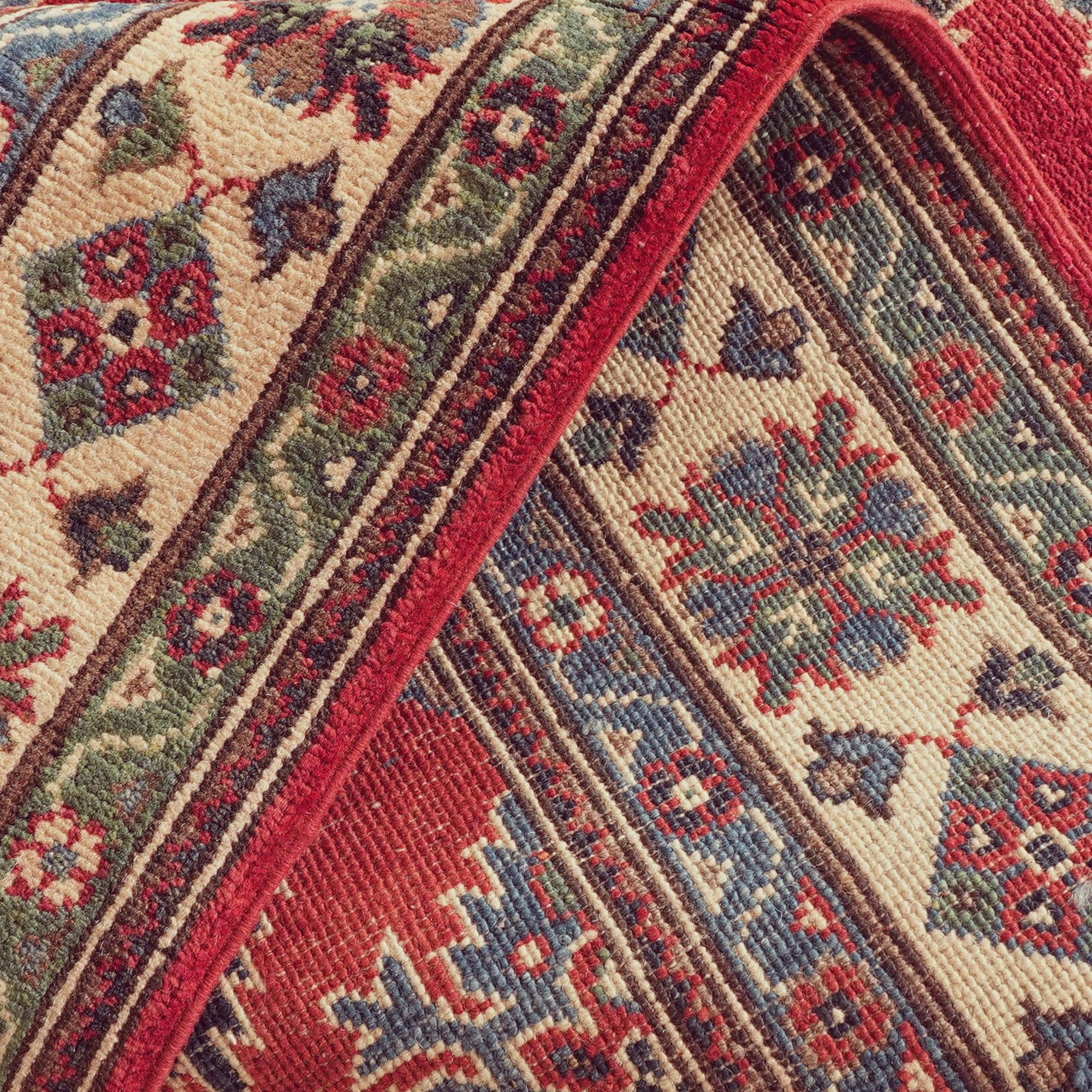 150cm x 215cm Noué main Kazak Tapis
