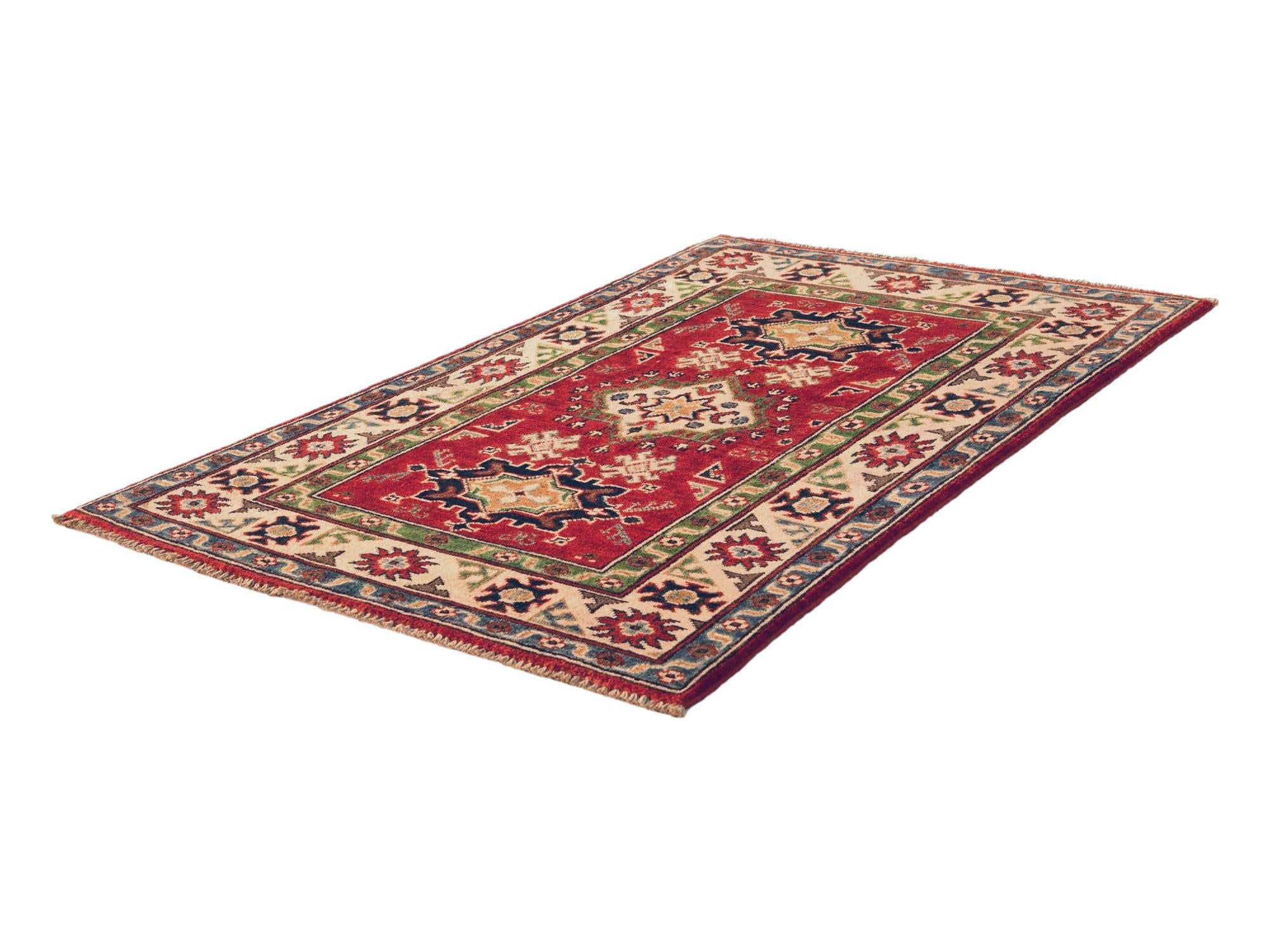 2' 7 x 4' Hand Knotted Kazak Rug
