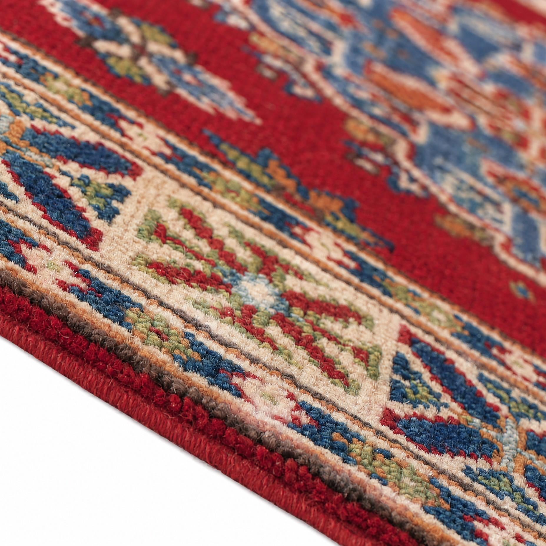 80cm x 130cm Hand Knotted Kazak Rug