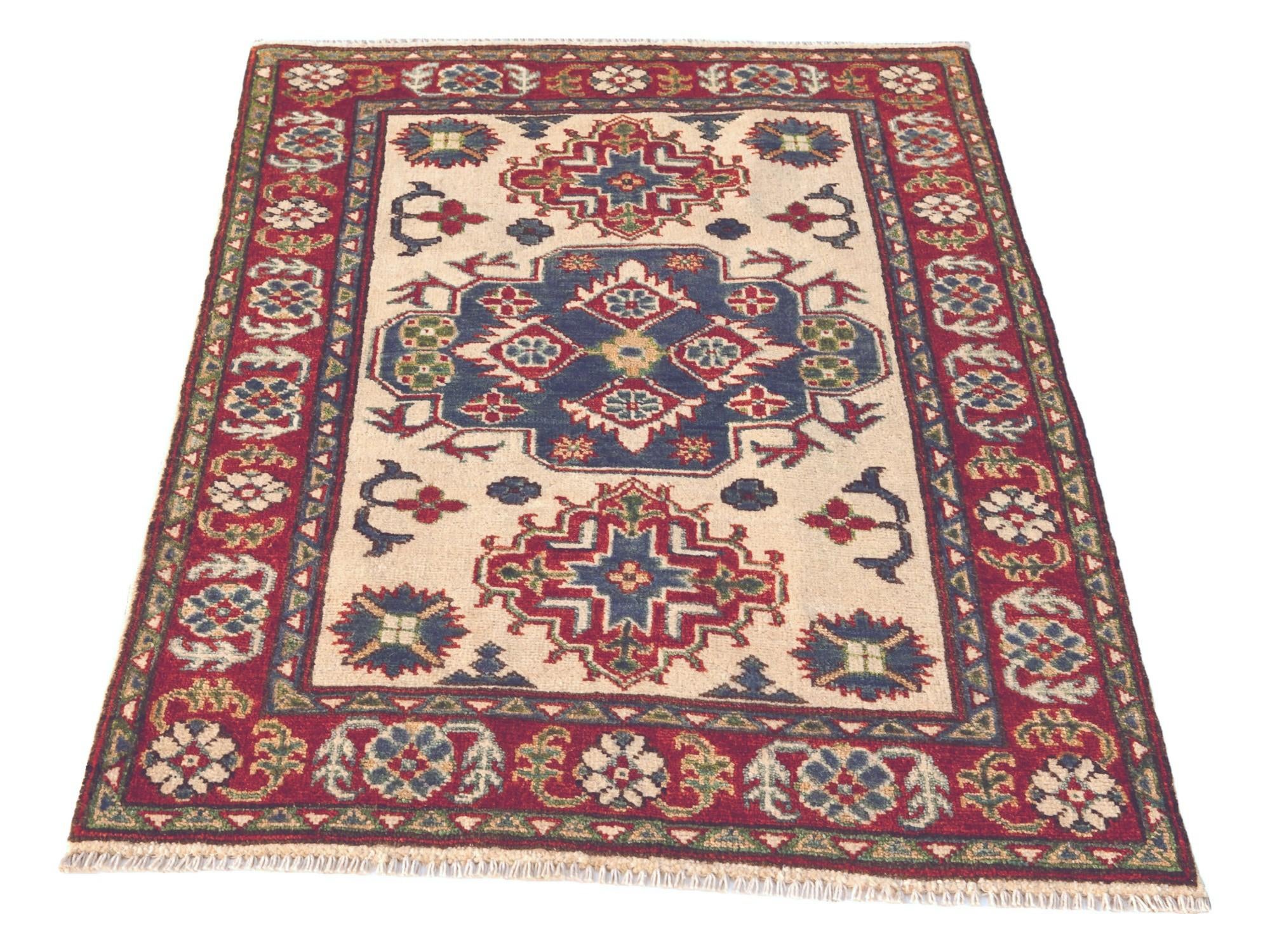 2' 11 x 3' 11 Hand Knotted Kazak Rug