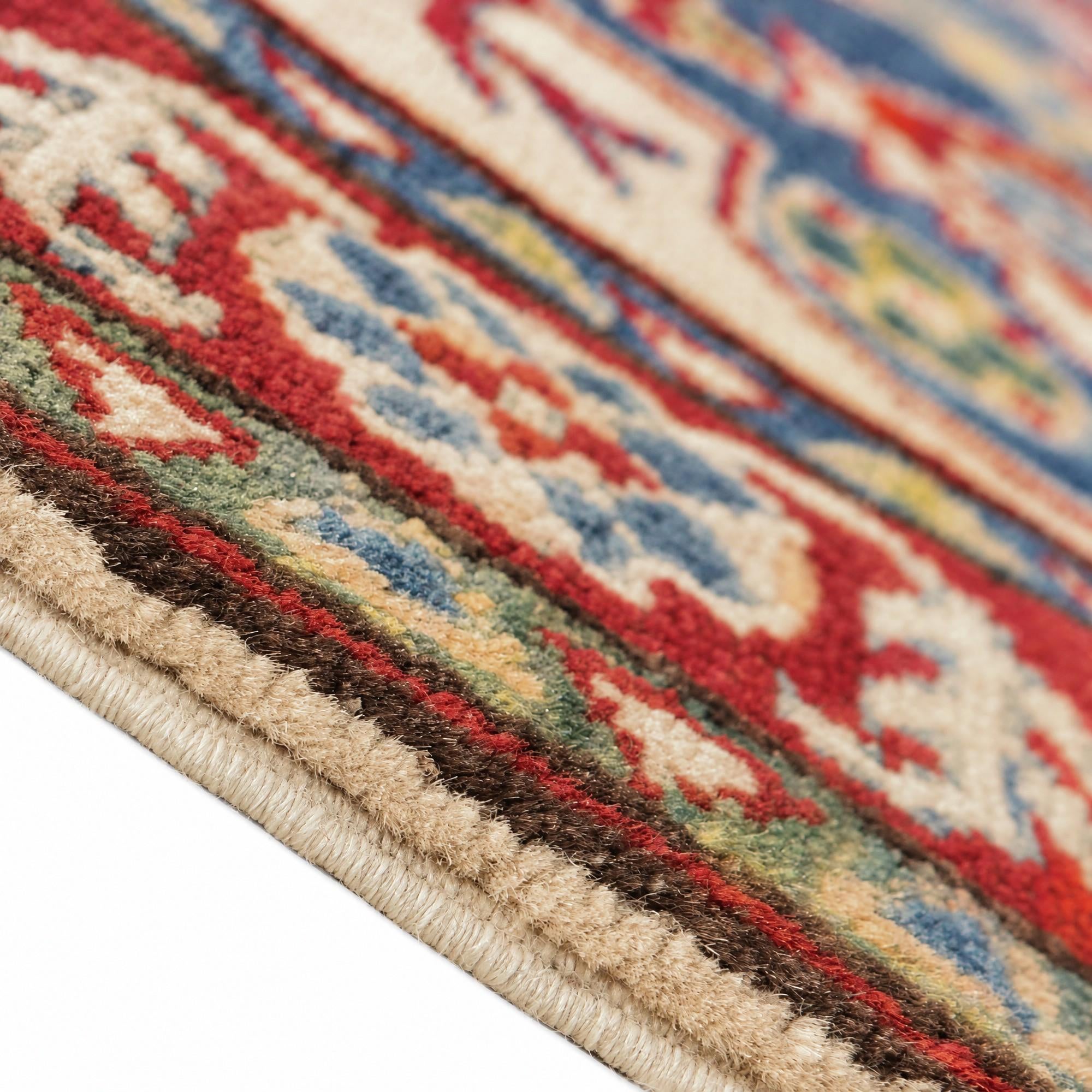 90cm x 120cm Hand Knotted Kazak Rug