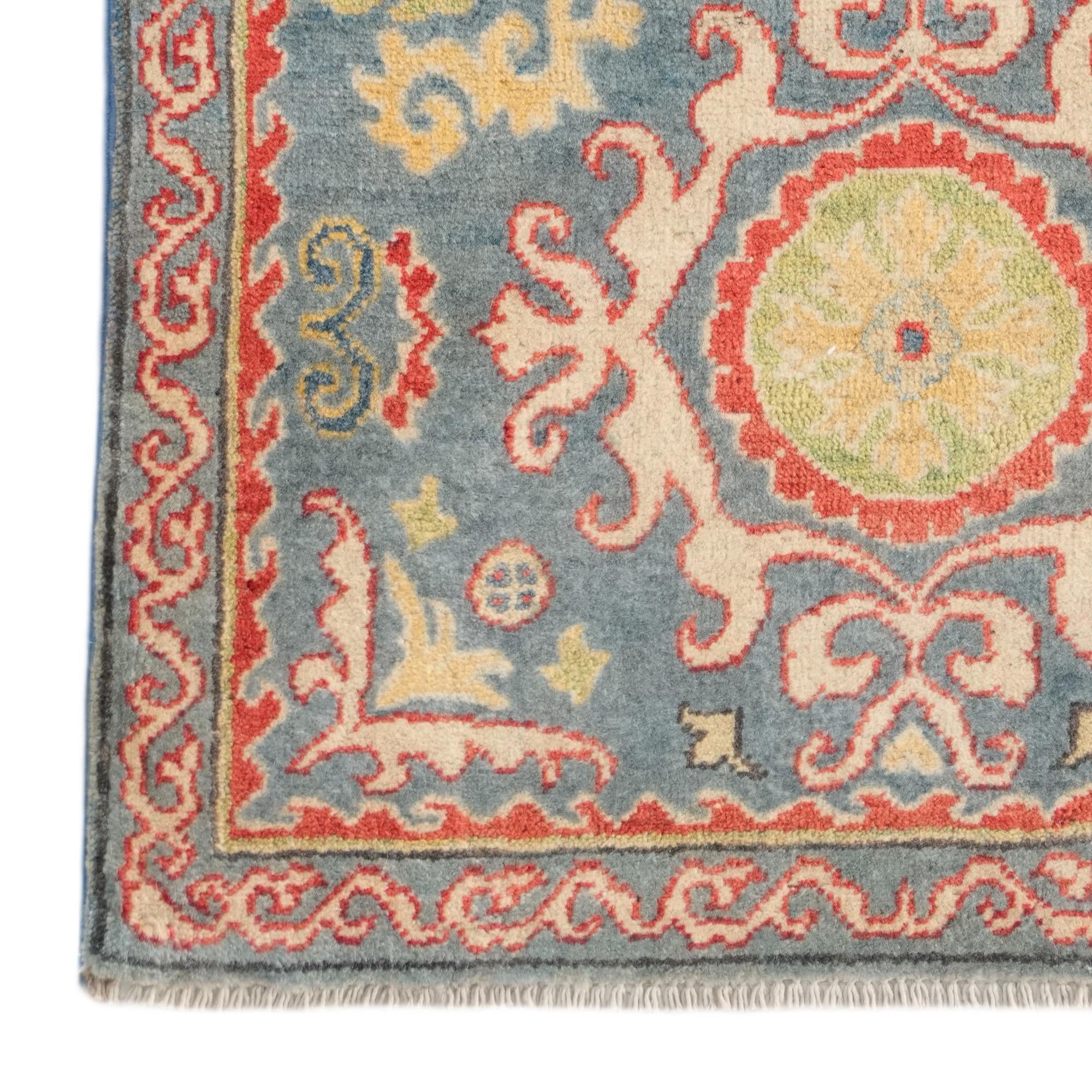 2' 6 x 4' 2 Hand Knotted Kazak Rug