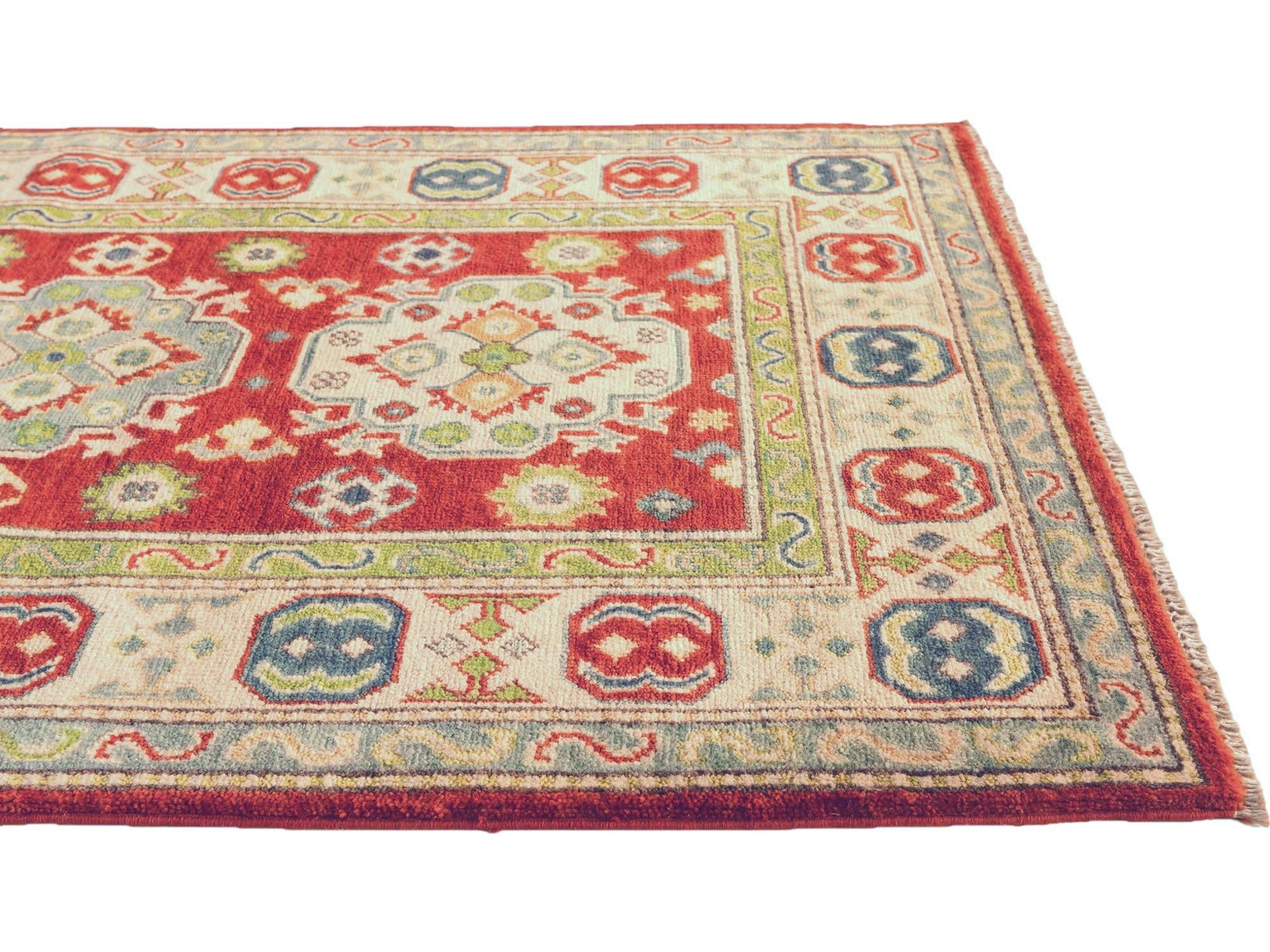 3' 1 x 5' Hand Knotted Kazak Rug