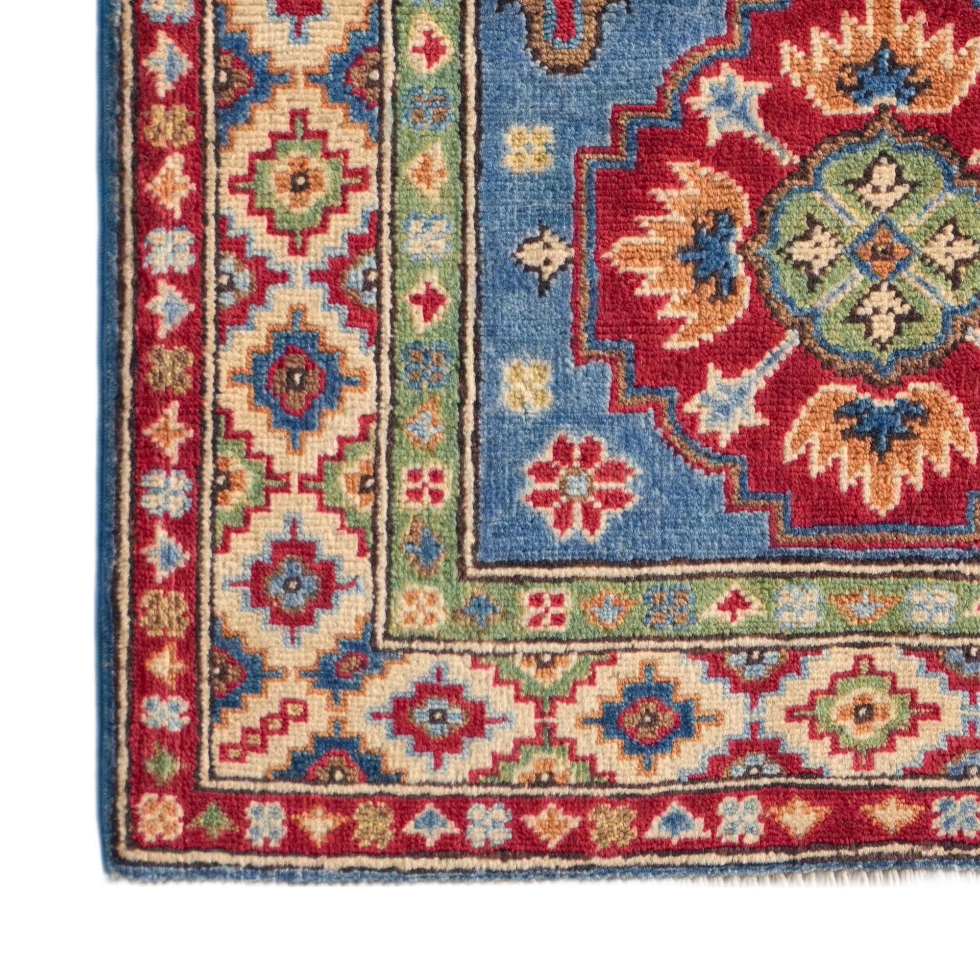 Detail image 7 of 10: 2' 8 x 4' 2 Hand Knotted Kazak Rug