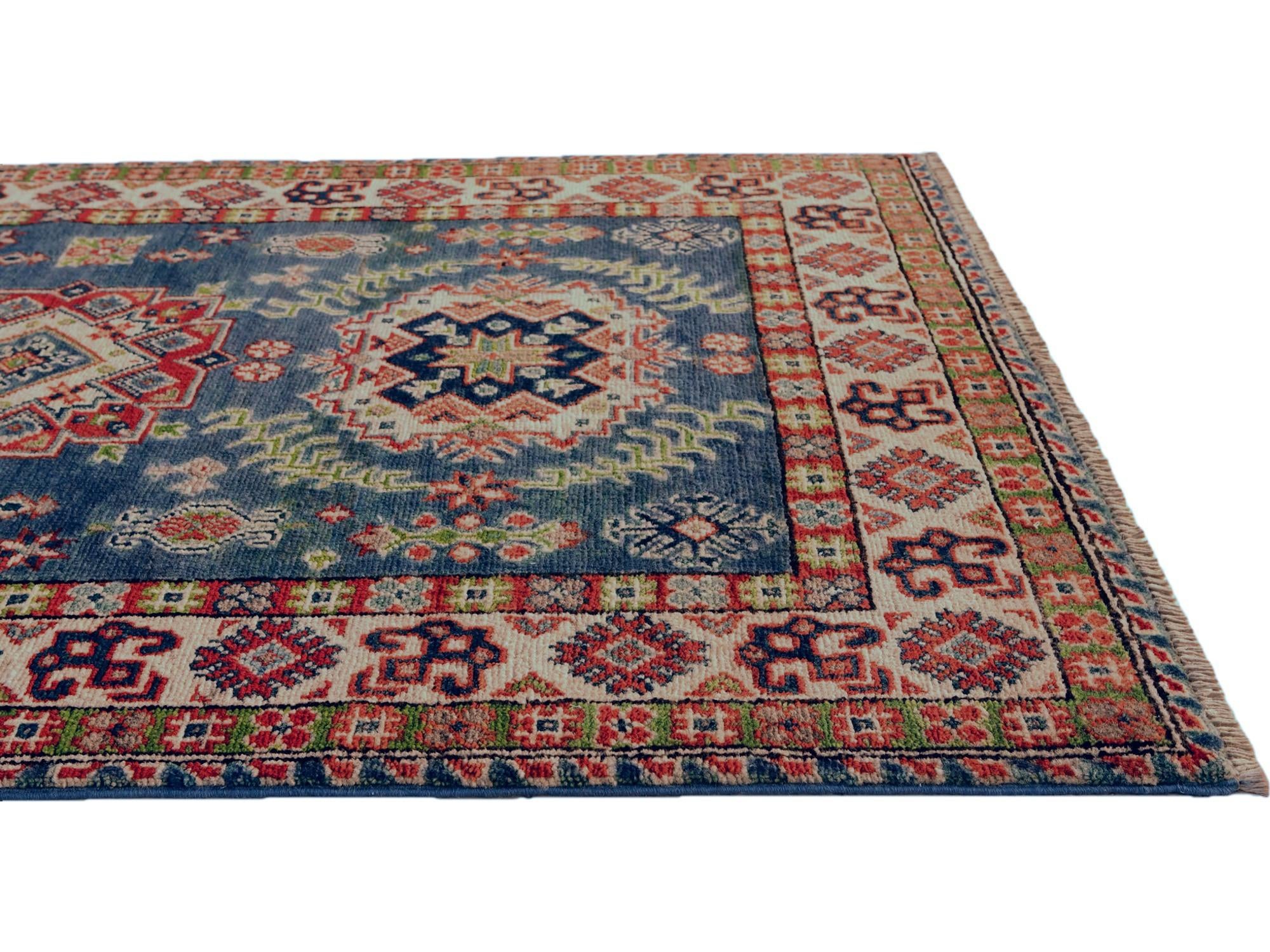 3' 3 x 5' 1 Hand Knotted Kazak Rug