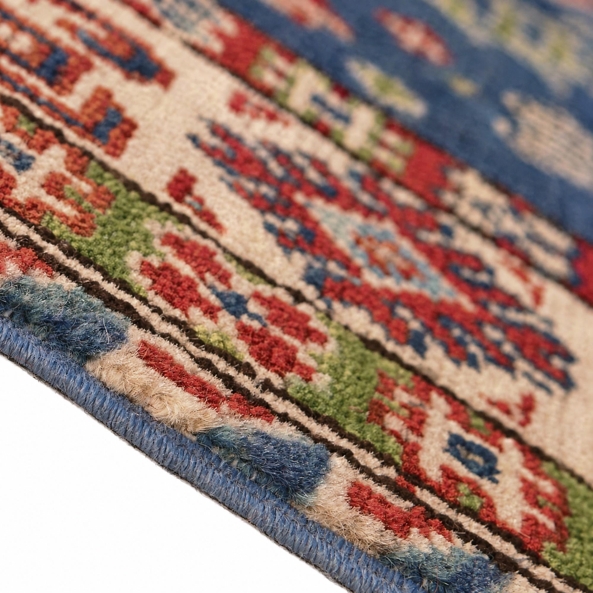 100cm x 155cm Hand Knotted Kazak Rug