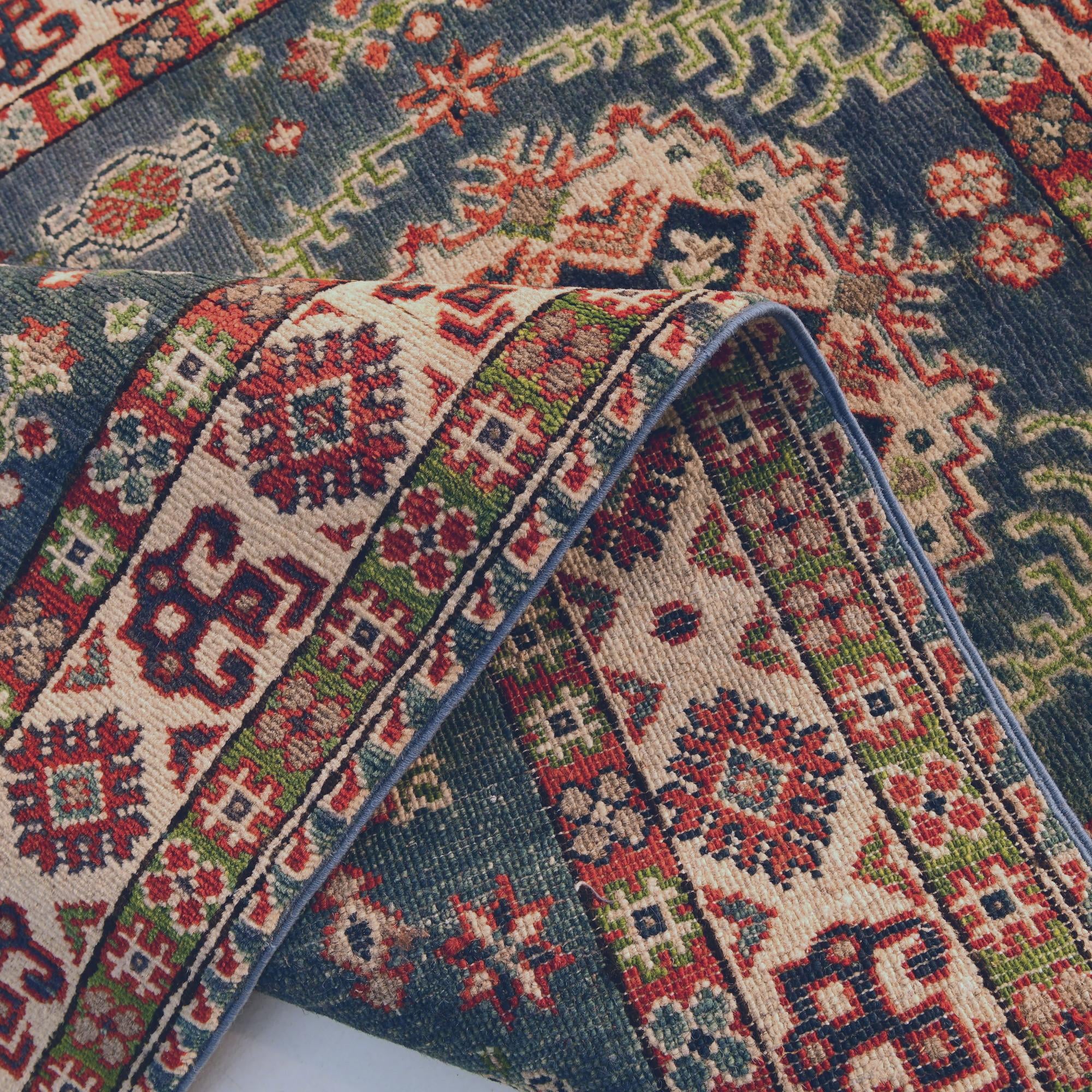 3' 3 x 5' 1 Hand Knotted Kazak Rug
