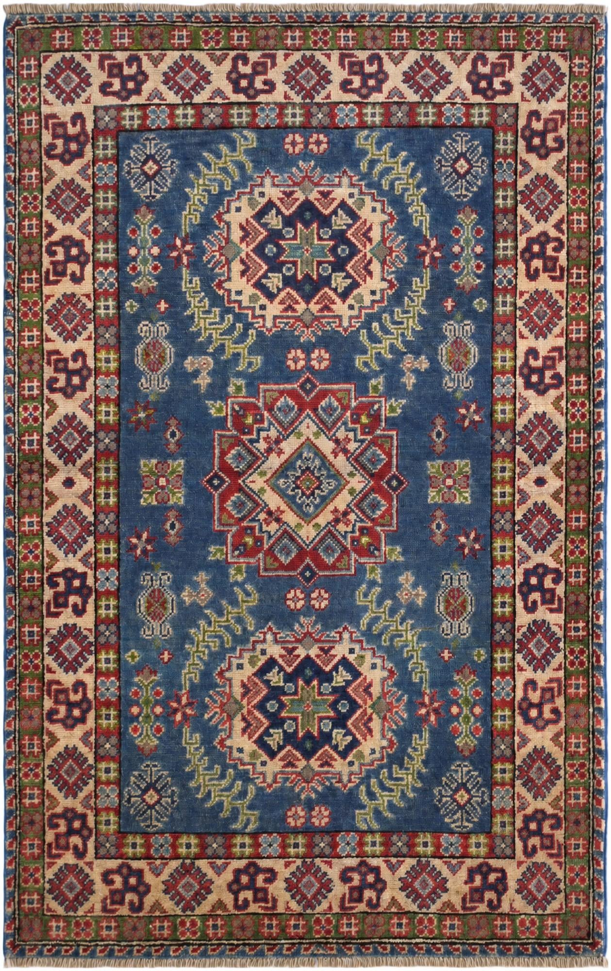3' 3 x 5' 1 Hand Knotted Kazak Rug
