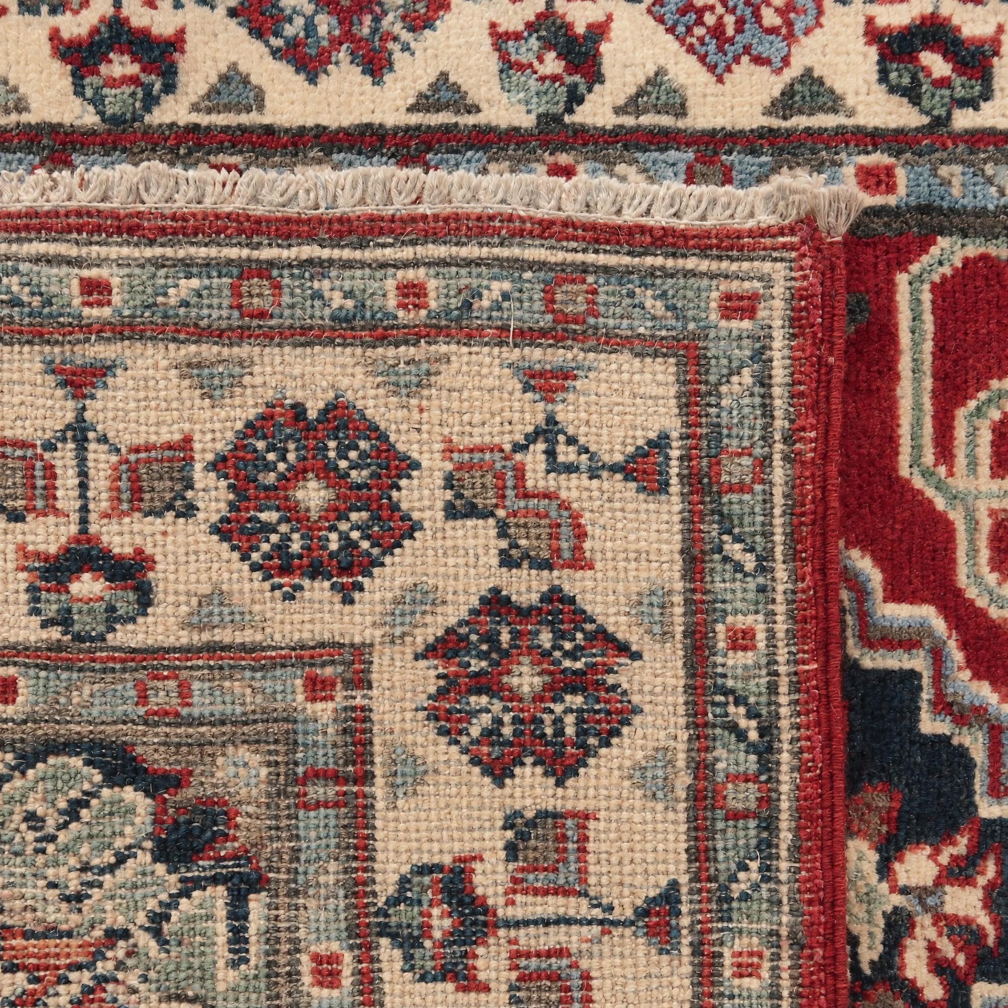 85cm x 125cm Hand Knotted Kazak Rug