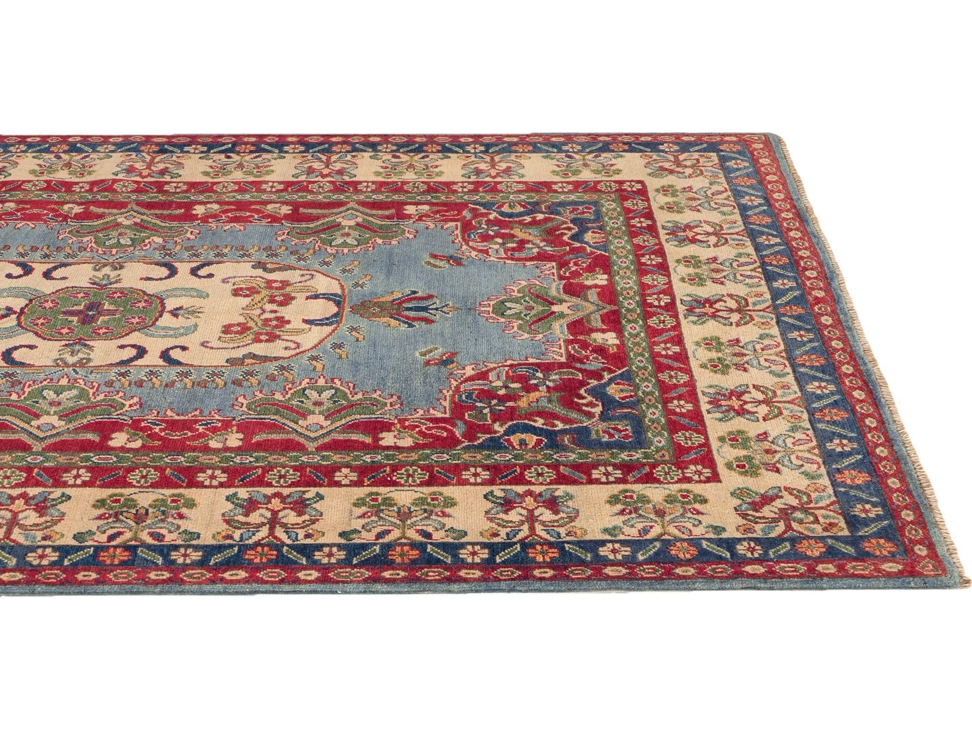 170cm x 235cm anudado a mano Kazak Alfombra