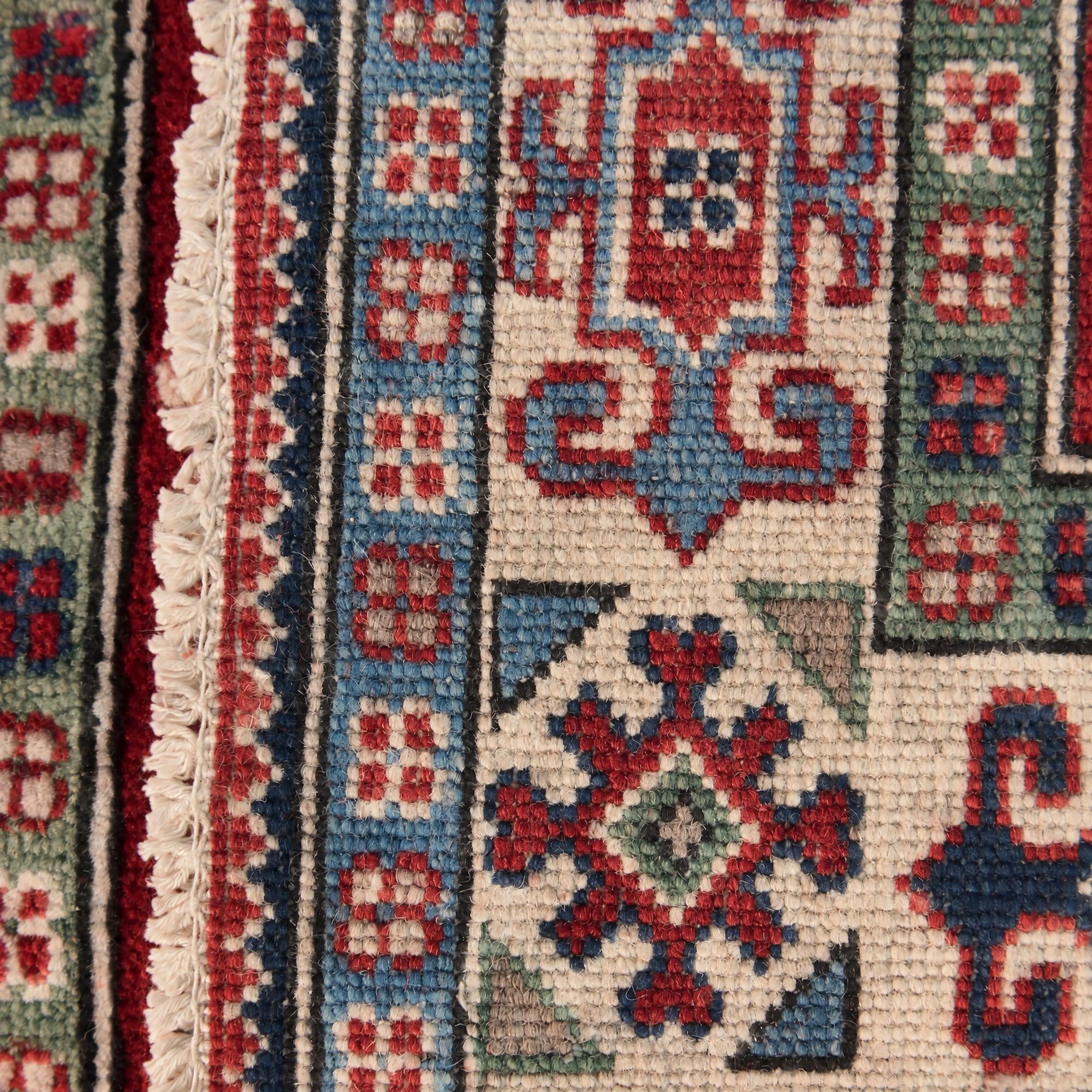 105cm x 150cm Hand Knotted Kazak Rug