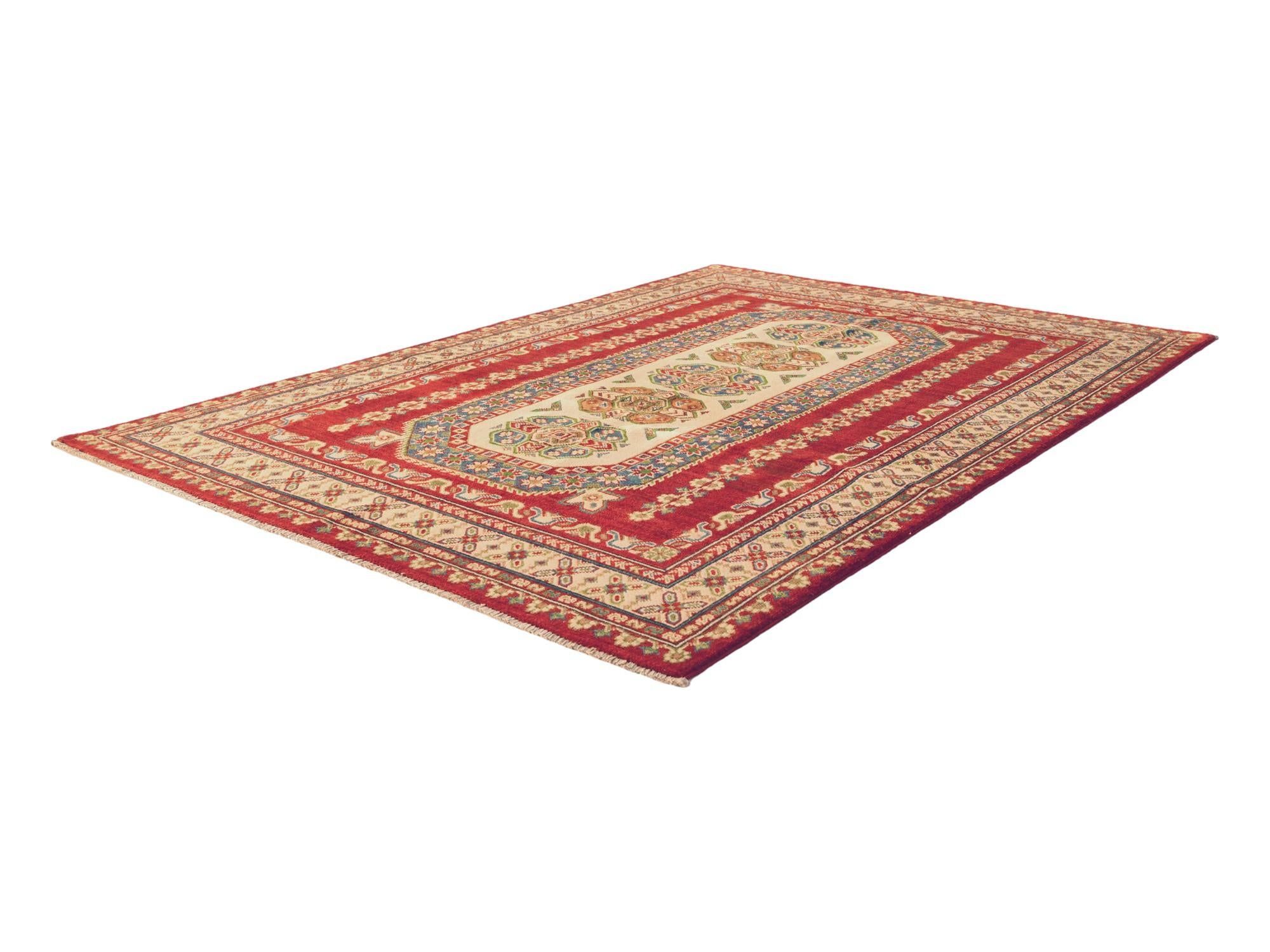 5' x 6' 11 Hand Knotted Kazak Rug