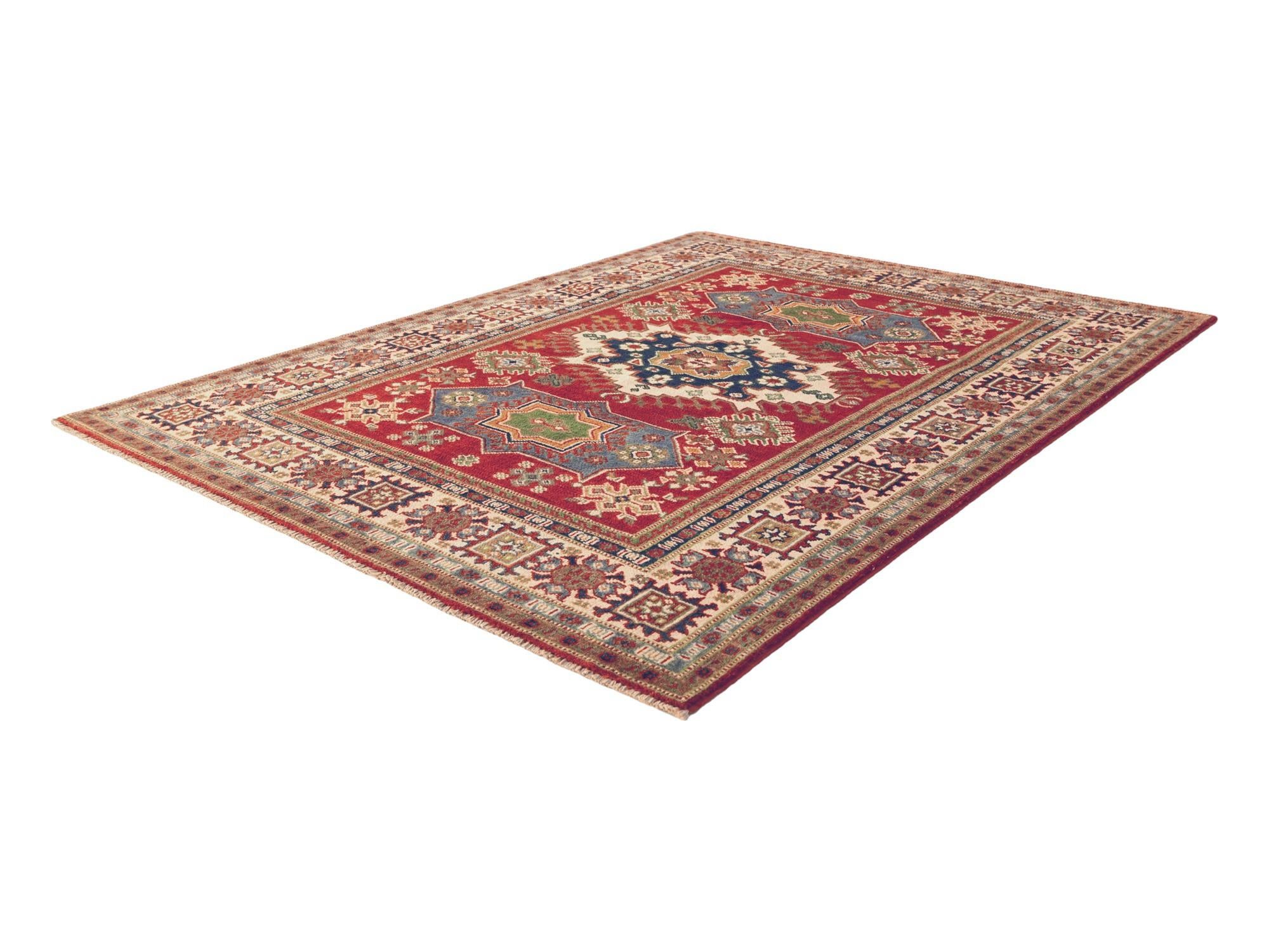 5' x 6' 6 Hand Knotted Kazak Rug