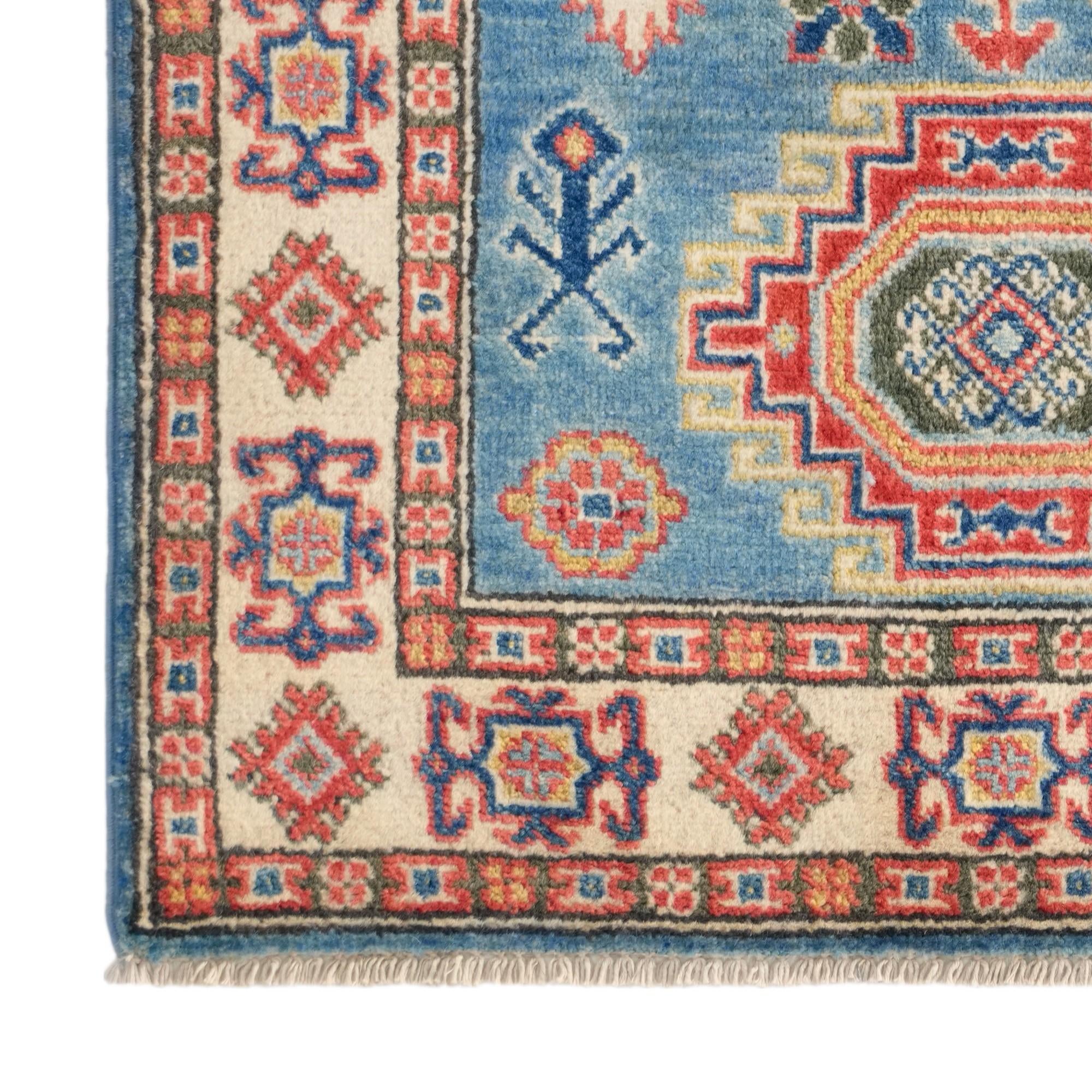 2' 7 x 4' 2 Hand Knotted Kazak Rug