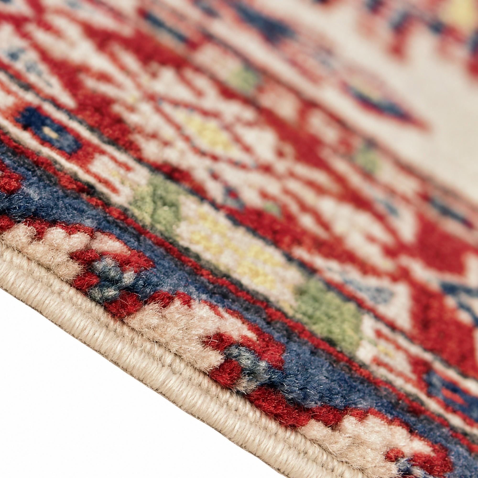 100cm x 155cm Hand Knotted Kazak Rug