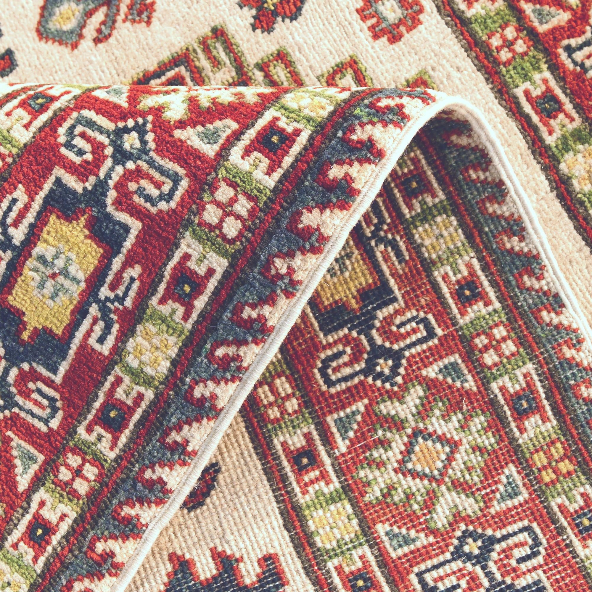 3' 3 x 5' Hand Knotted Kazak Rug