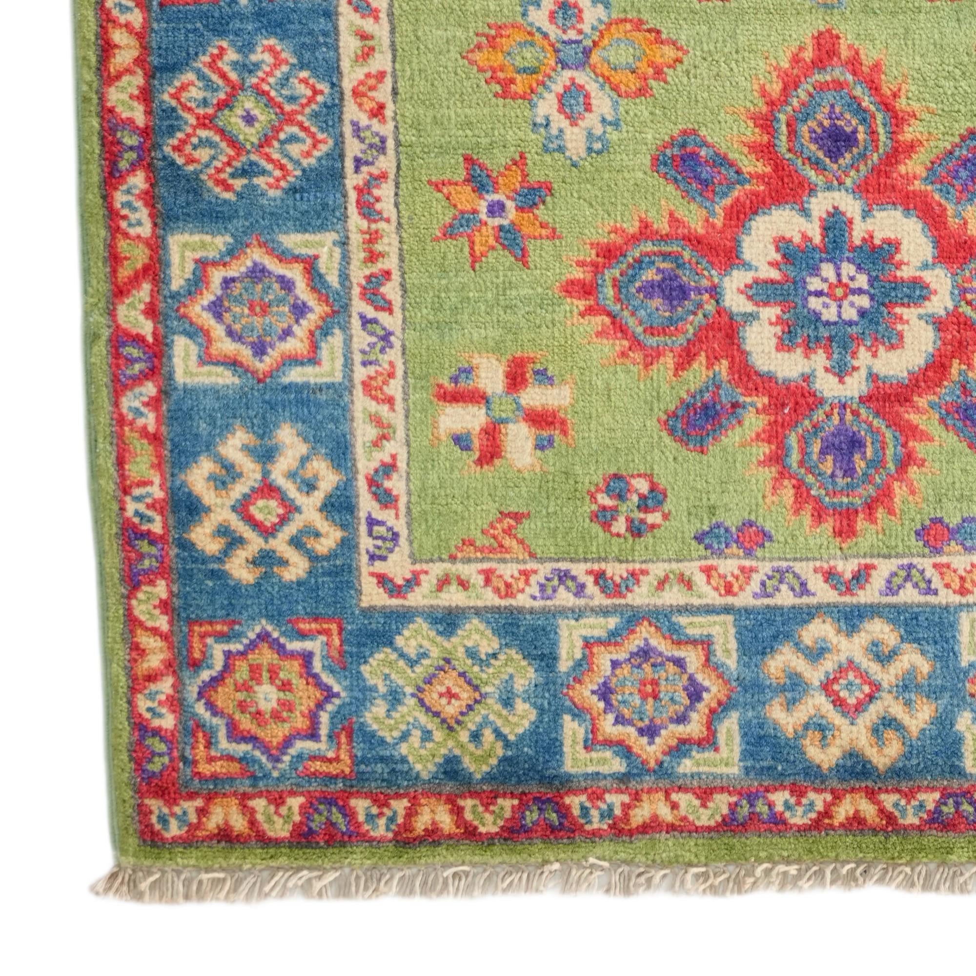 2' 8 x 4' 1 Hand Knotted Kazak Rug