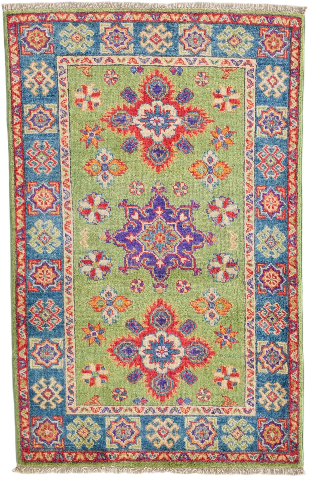 2' 8 x 4' 1 Hand Knotted Kazak Rug