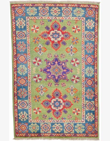 2' 8 x 4' 1 Hand Knotted Kazak Rug