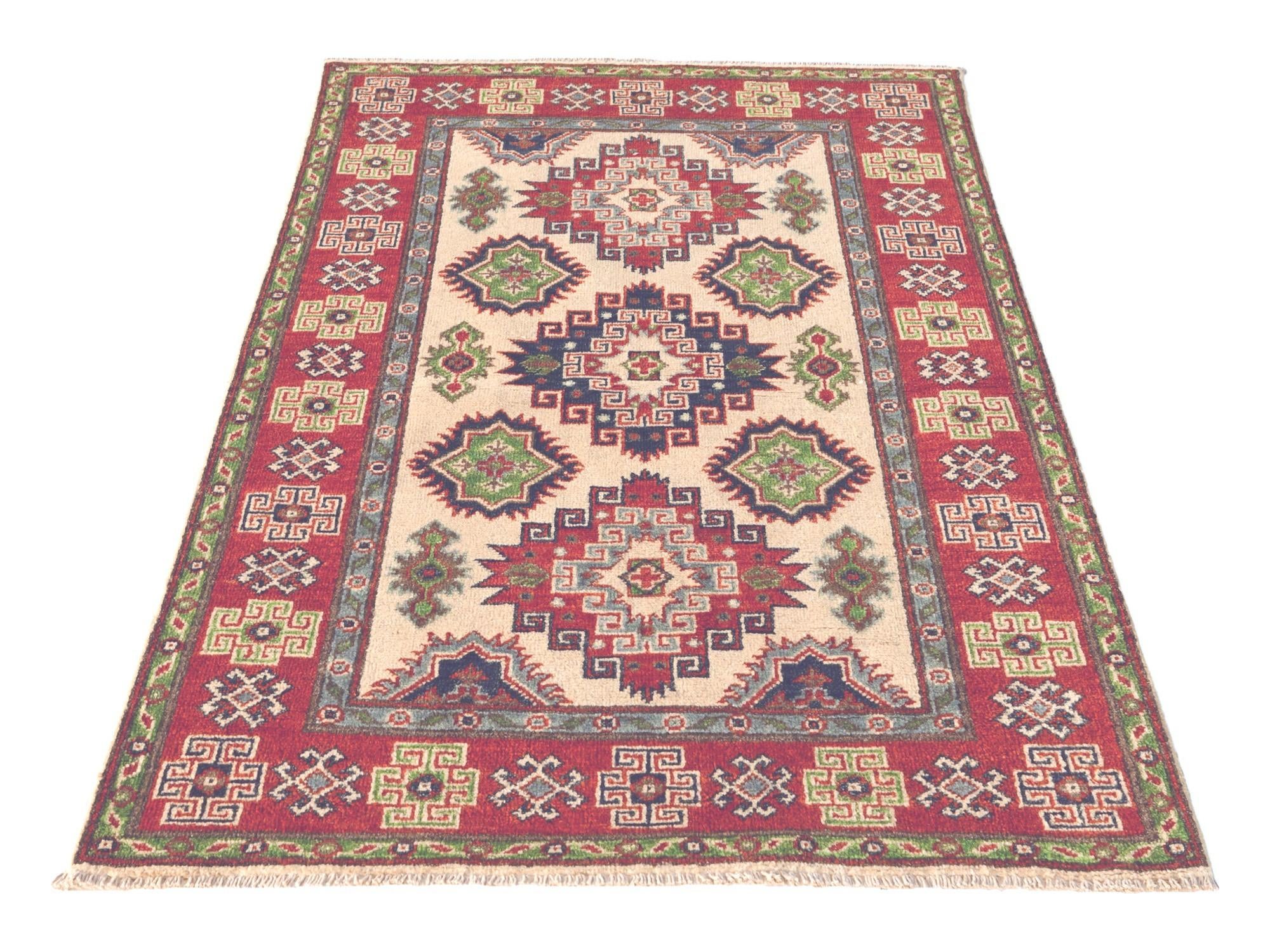 100cm x 155cm Hand Knotted Kazak Rug