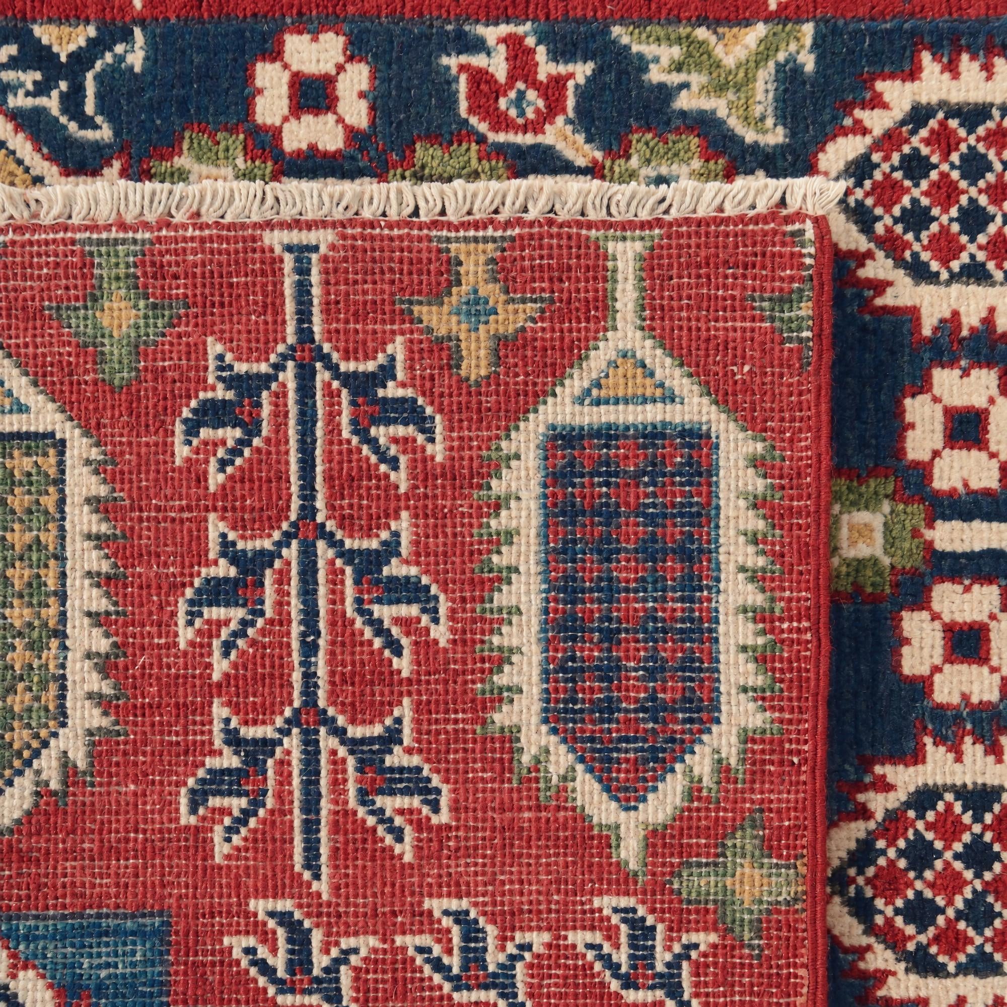 115cm x 190cm Hand Knotted Kazak Rug