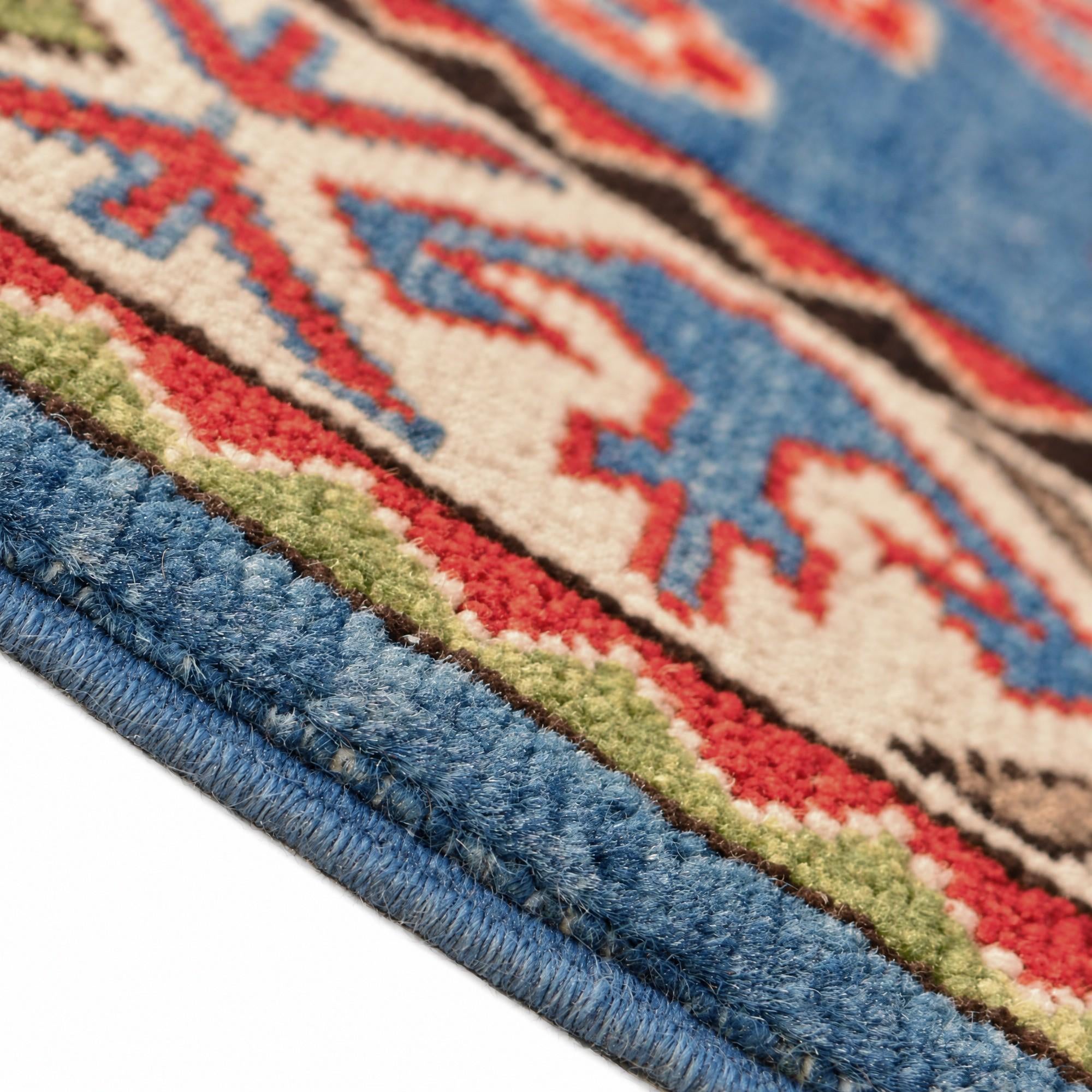 Detail image 7 of 10: 2' 9 x 4' 2 Hand Knotted Kazak Rug