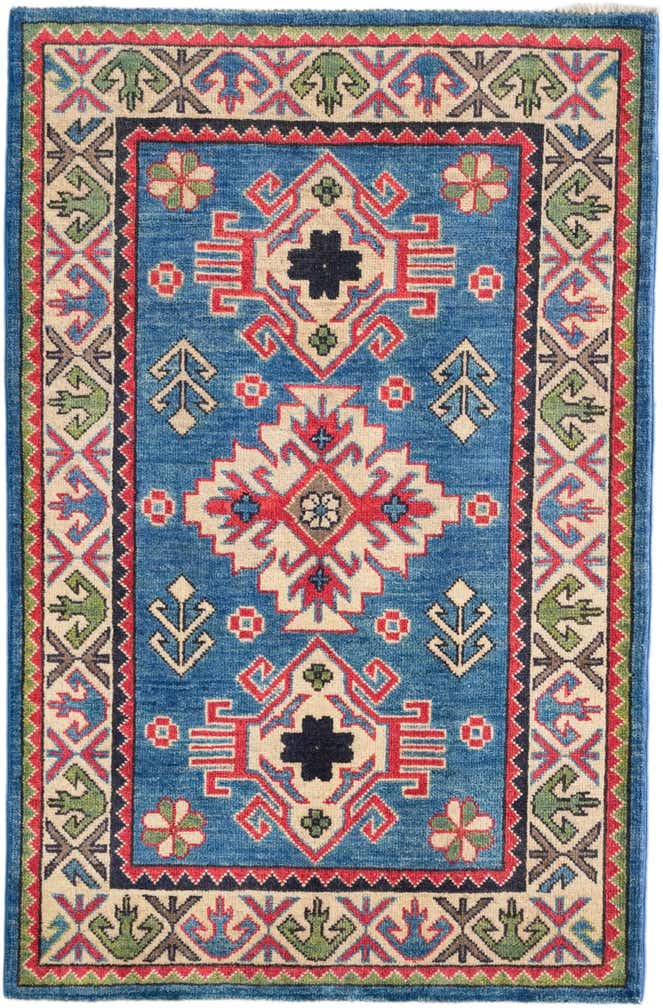 2' 9 x 4' 2 Hand Knotted Kazak Rug