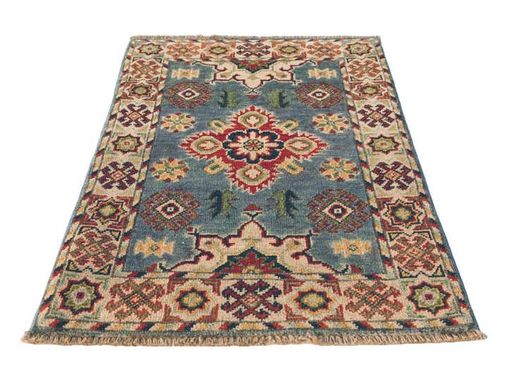 1' 11 x 3' 1 Hand Knotted Kazak Rug