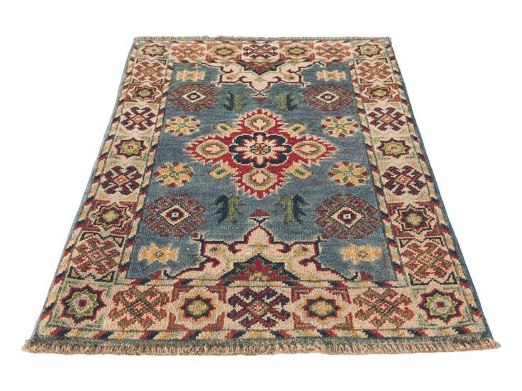 Detail image of 1' 11 x 3' 1 Hand Knotted Kazak Rug