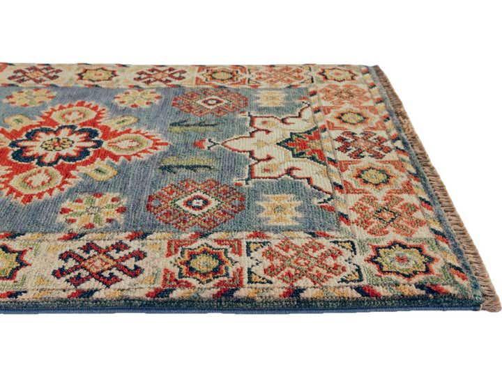 1' 11 x 3' 1 Hand Knotted Kazak Rug