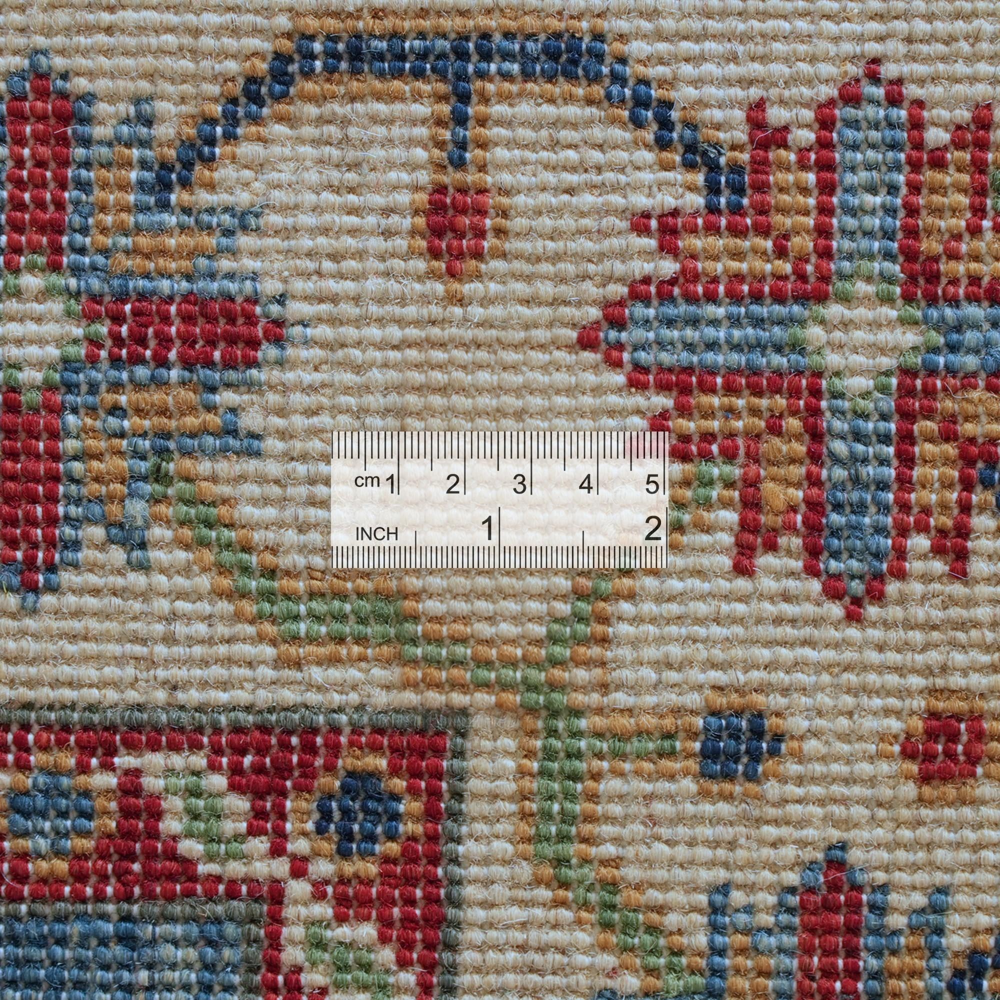 3' 11 x 6' Hand Knotted Kazak Rug
