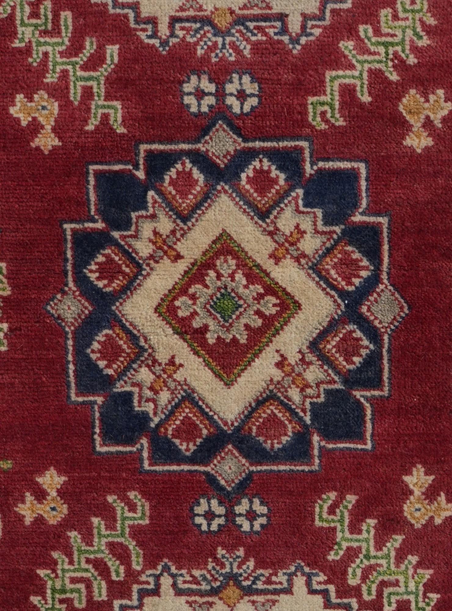 3' 3 x 5' Hand Knotted Kazak Rug