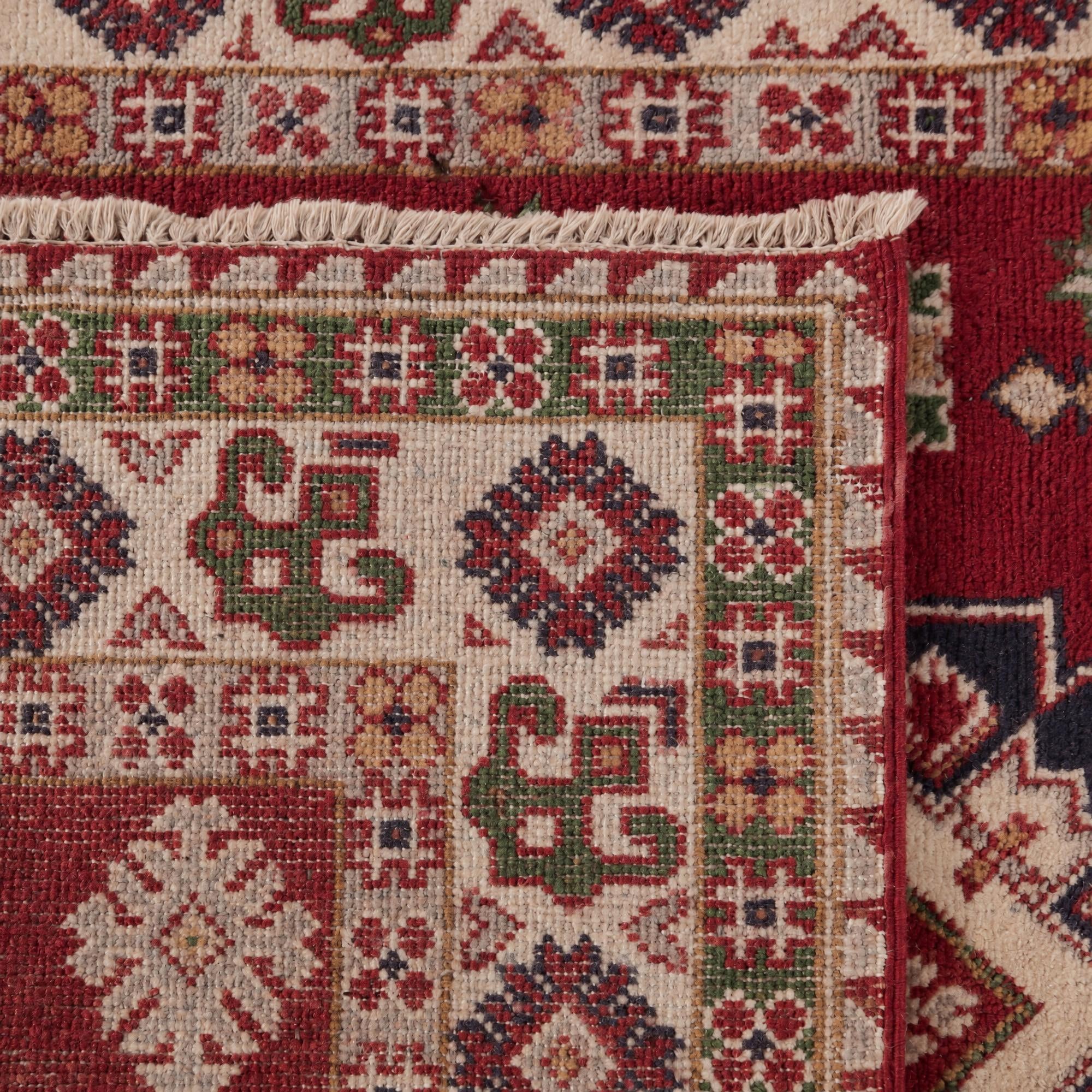 100cm x 155cm Hand Knotted Kazak Rug