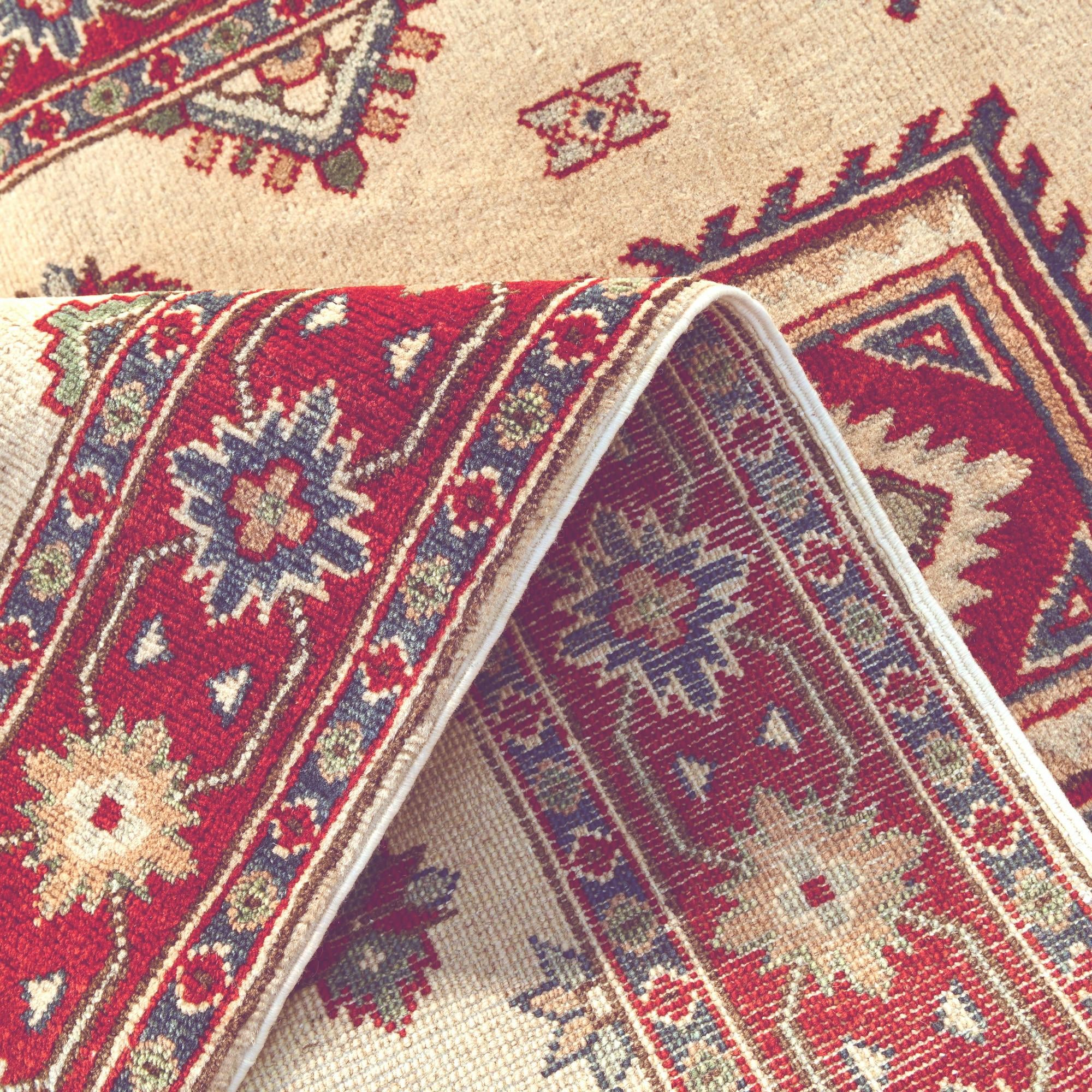 3' 3 x 4' 10 Hand Knotted Kazak Rug
