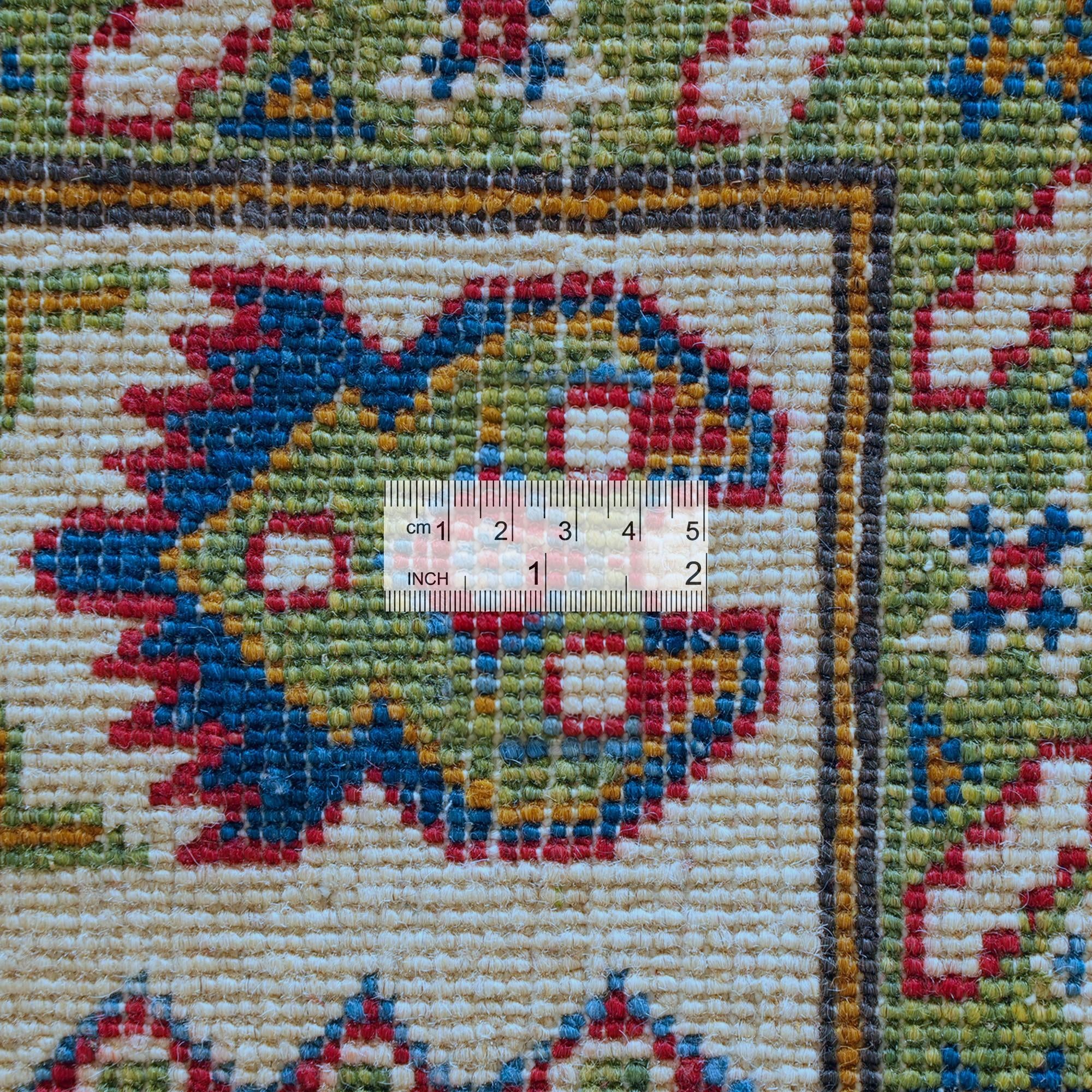 Detail image 9 of 10: 6' 2 x 9' 1 Hand Knotted Kazak Rug