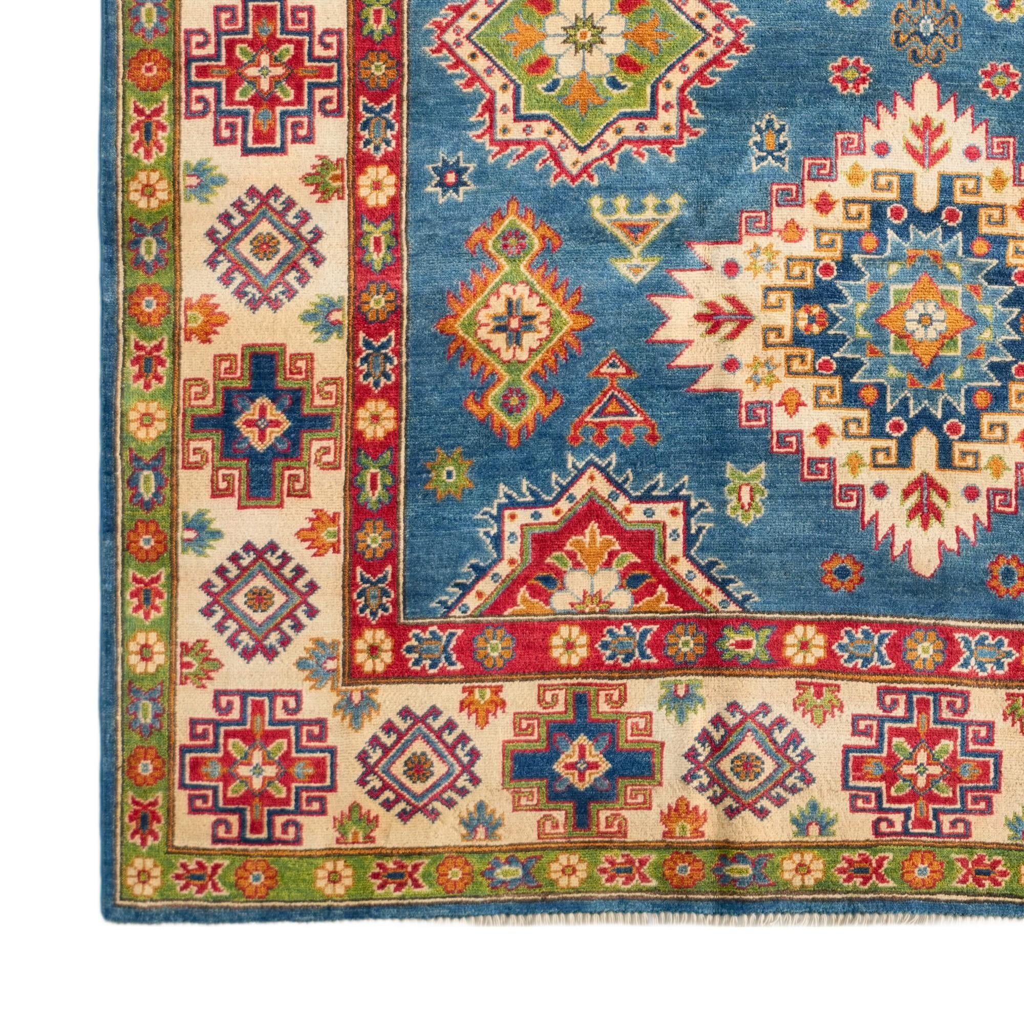 Detail image 7 of 10: 6' 10 x 9' 7 Hand Knotted Kazak Rug