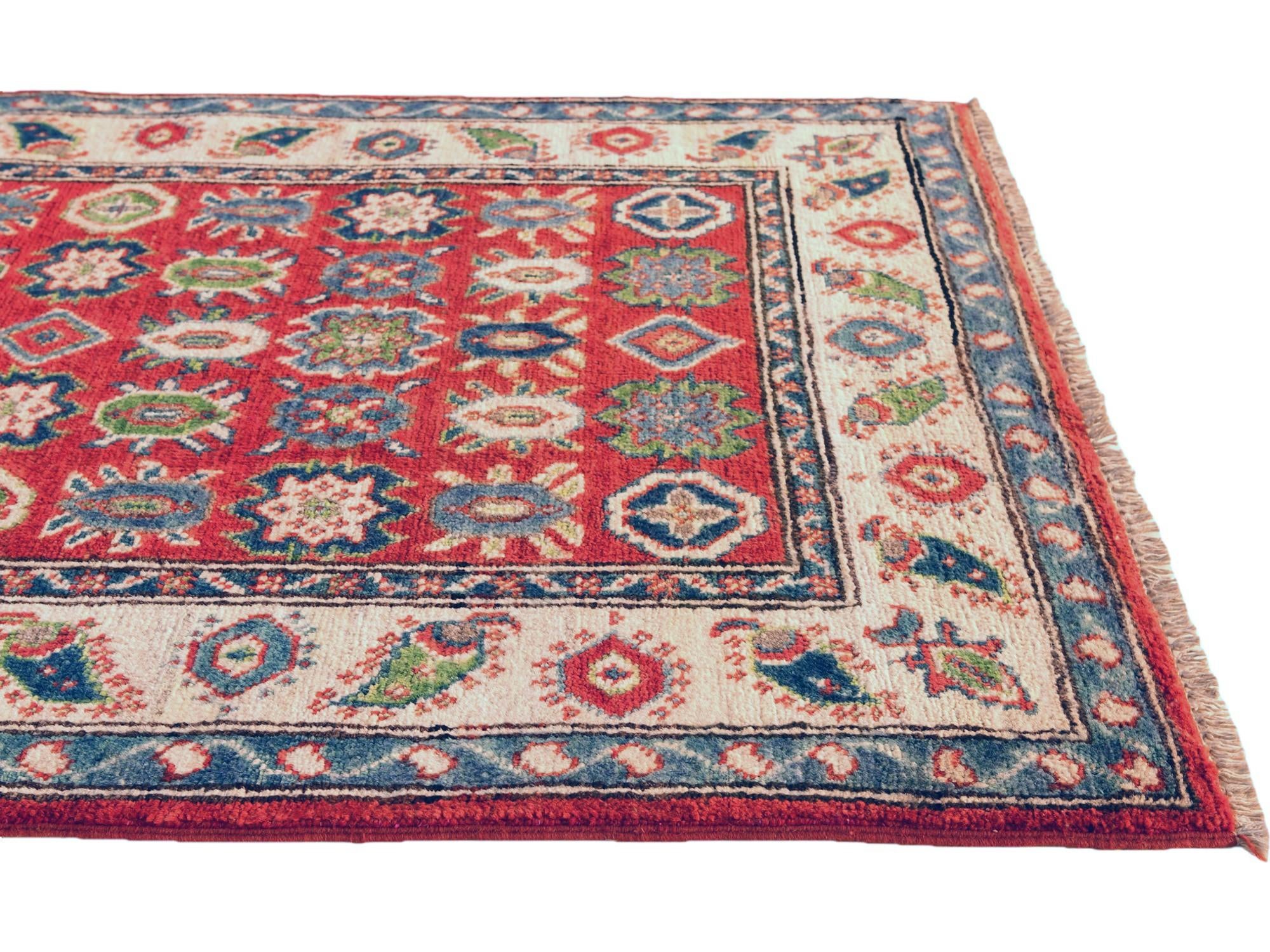 2' 7 x 4' 5 Hand Knotted Kazak Rug