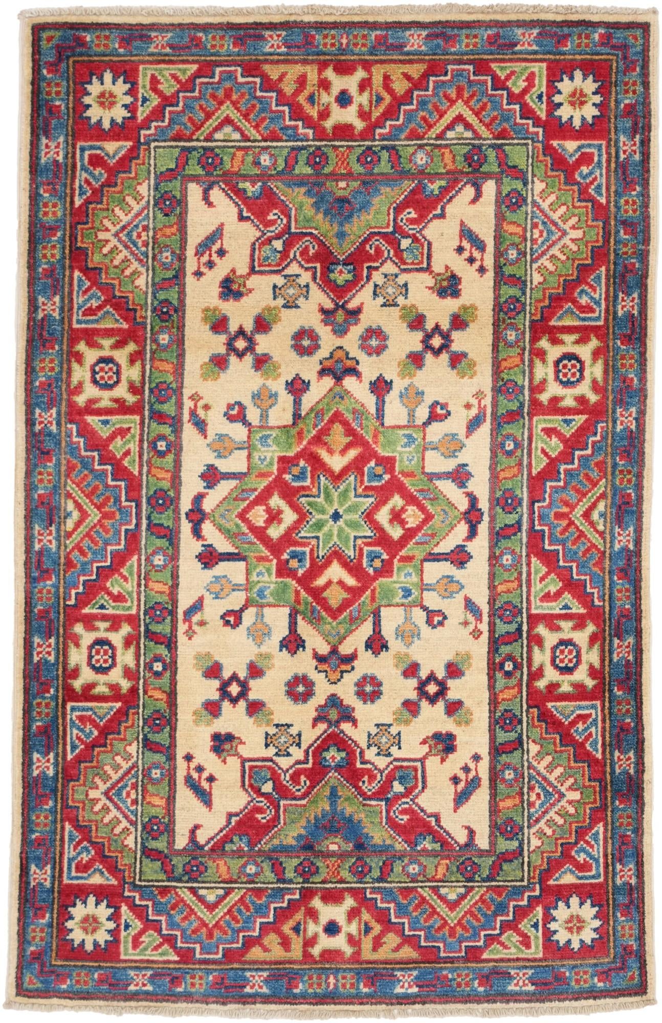 2' 8 x 4' 2 Hand Knotted Kazak Rug