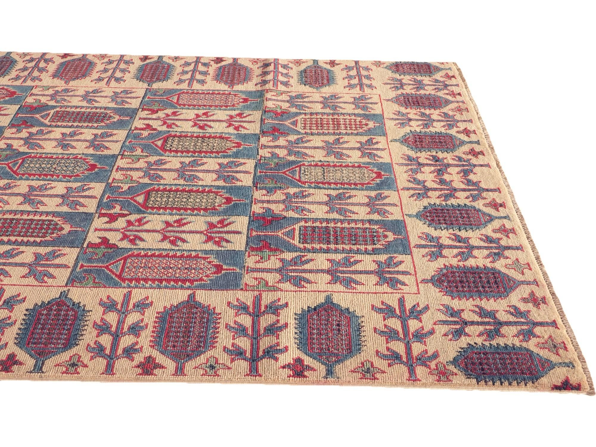 Detail image 6 of 10: 4' 10 x 6' 7 Hand Knotted Kazak Rug