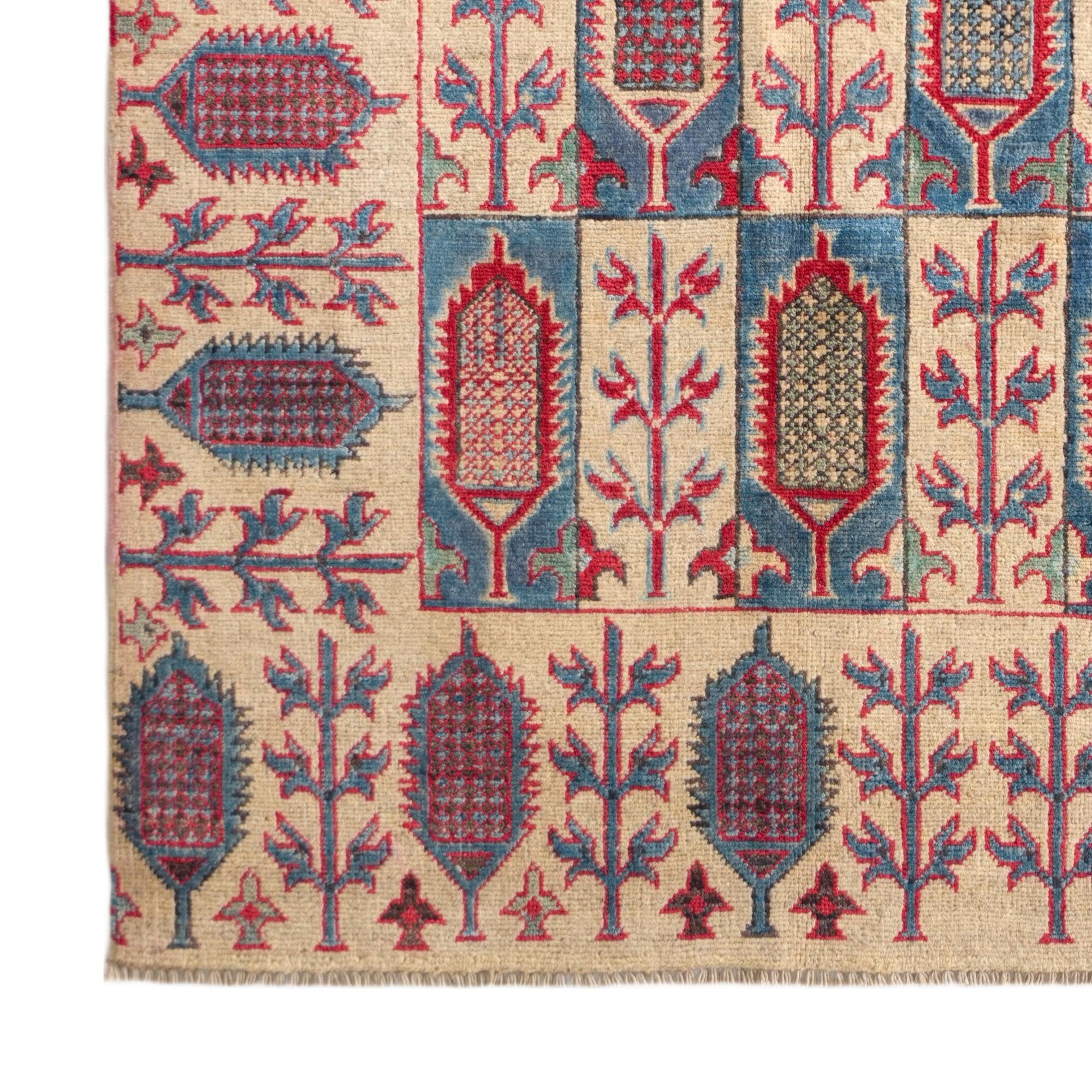 Detail image 7 of 10: 4' 10 x 6' 7 Hand Knotted Kazak Rug