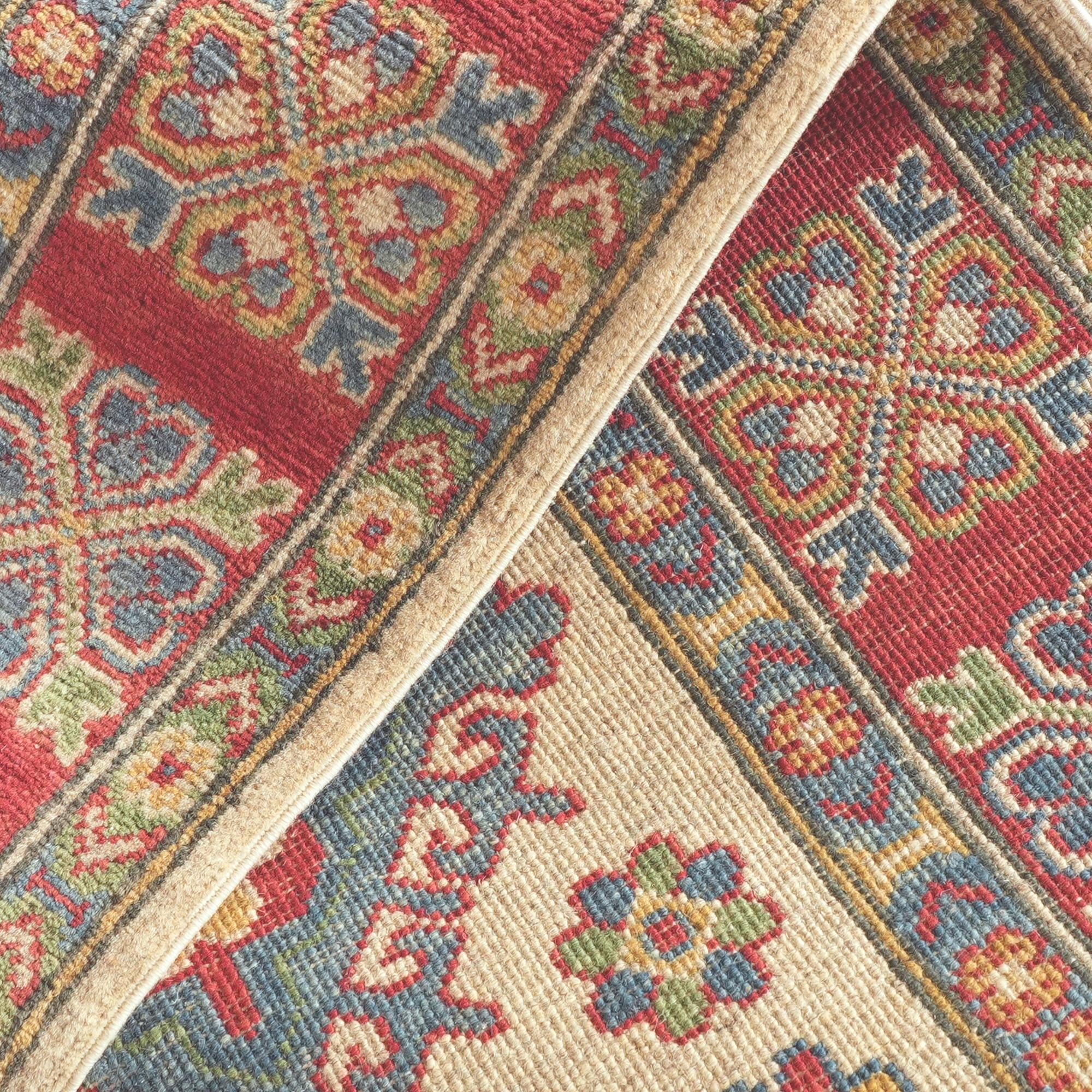 155cm x 210cm Noué main Kazak Tapis